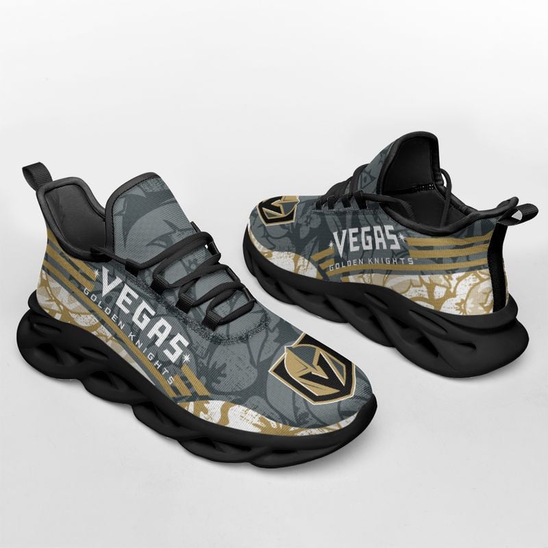 Vegas Golden Knights Tropical Flowers Max Soul Shoes NLA066166 - Famjoys Vegas Golden Knights Tropical Flowers Max Soul Shoes NLA066166 - Famjoys