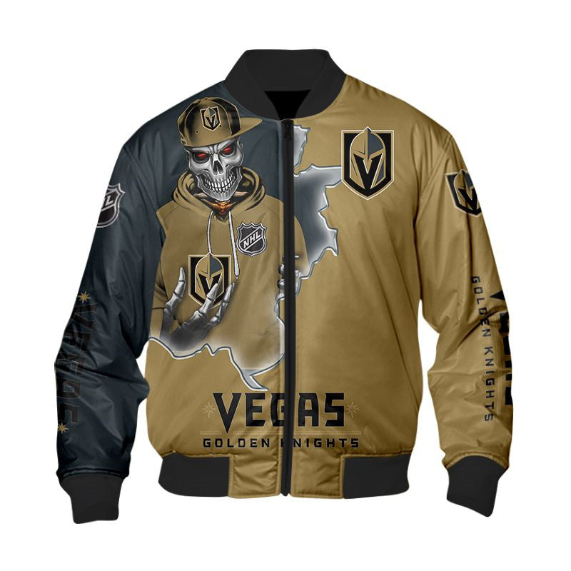 Vegas Golden Knights Varsity Jacketkull - Famjoys Vegas Golden Knights Varsity Jacketkull - Famjoys