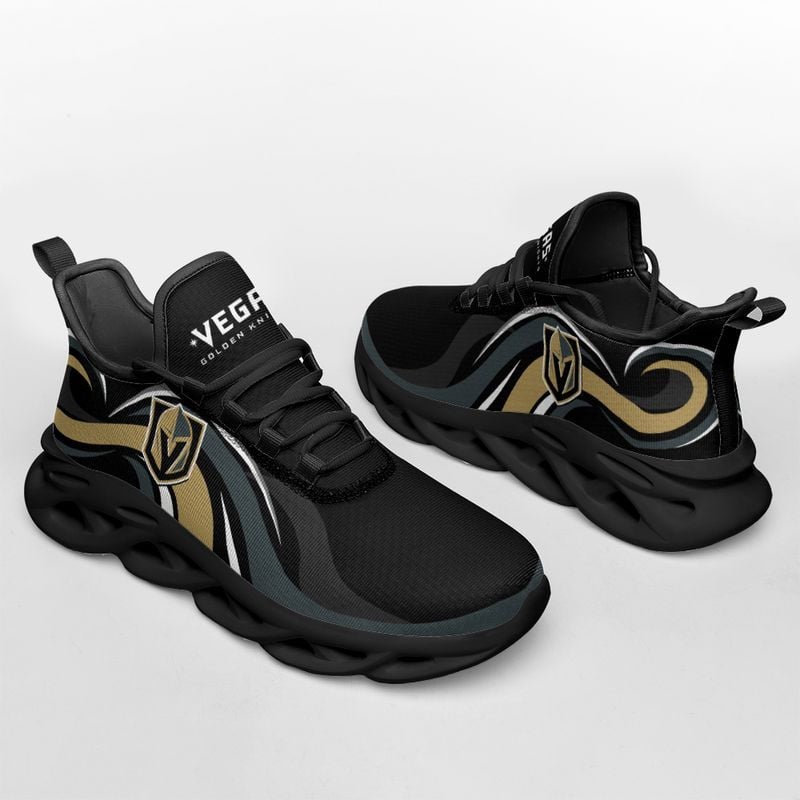 Vegas Golden Knights Wavy Style Max Soul Shoes NEW054766 - Famjoys Vegas Golden Knights Wavy Style Max Soul Shoes NEW054766 - Famjoys