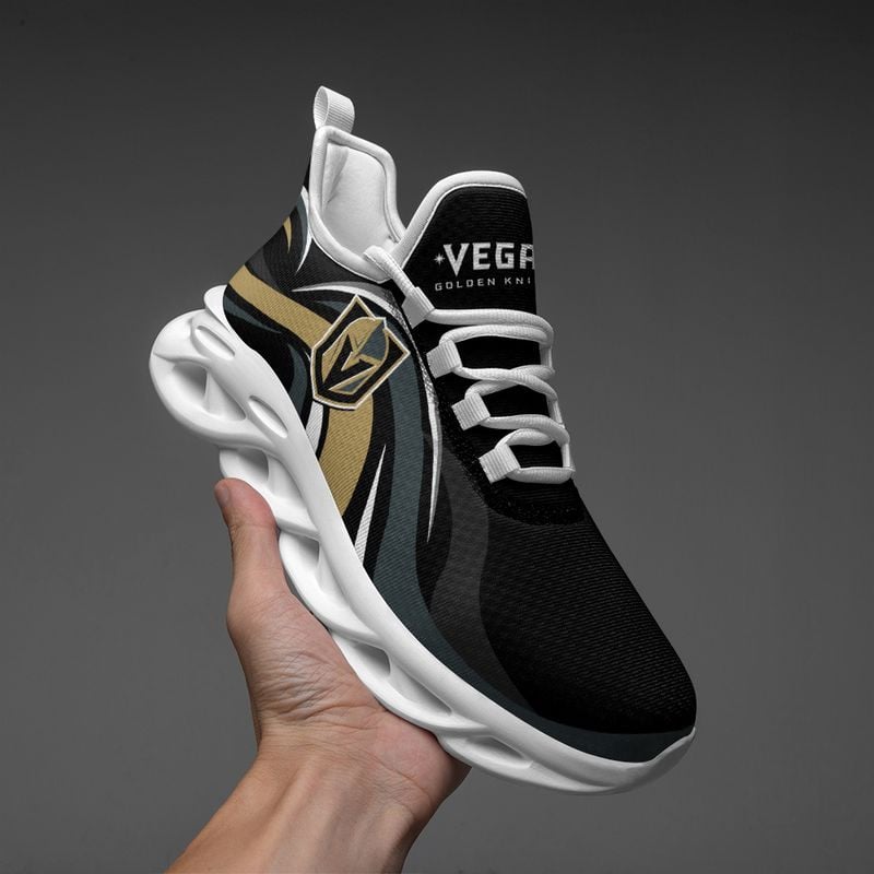 Vegas Golden Knights Wavy Style Max Soul Shoes NEW054766 - Famjoys Vegas Golden Knights Wavy Style Max Soul Shoes NEW054766 - Famjoys