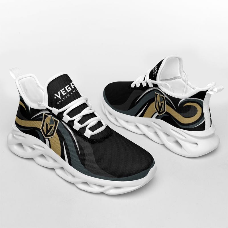 Vegas Golden Knights Wavy Style Max Soul Shoes NEW054766 - Famjoys Vegas Golden Knights Wavy Style Max Soul Shoes NEW054766 - Famjoys