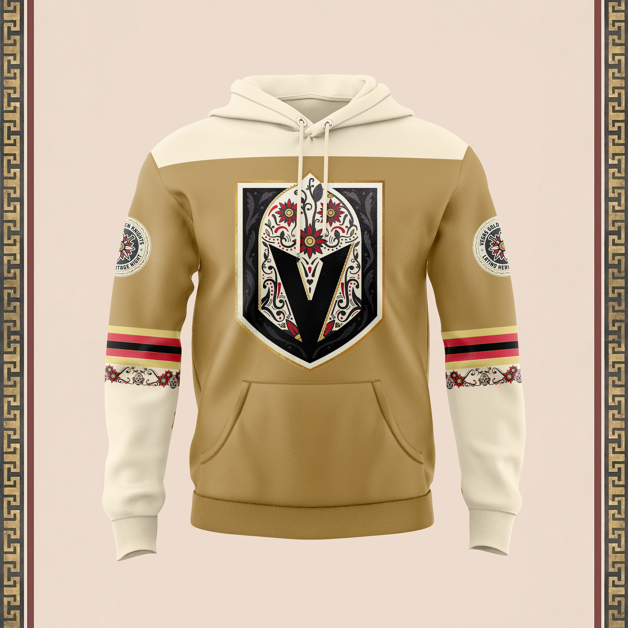VGK Dia De Los Muertos Hoodie - Famjoys VGK Dia De Los Muertos Hoodie - Famjoys
