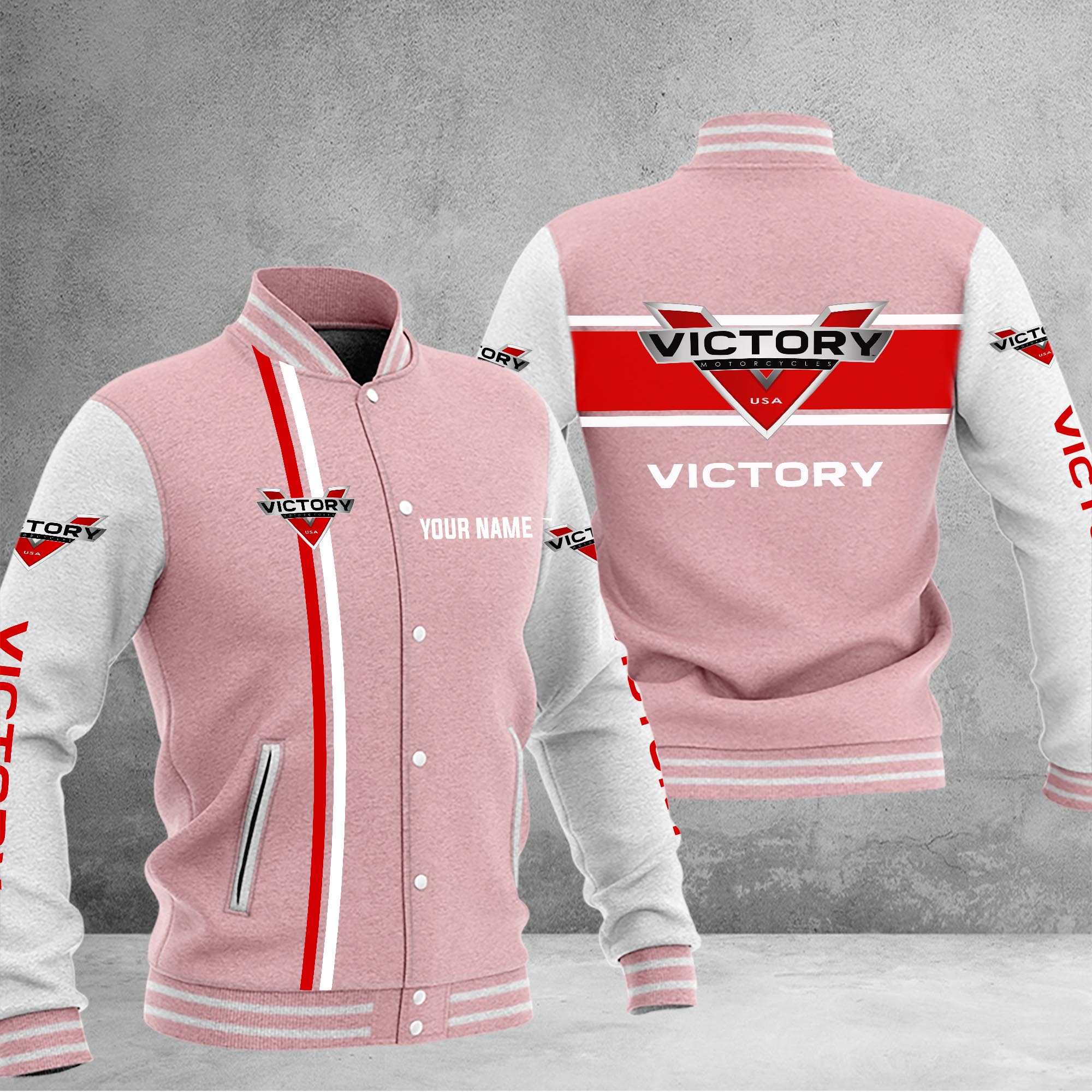 Victory Baseball Jacket - Famjoys Victory Baseball Jacket - Famjoys