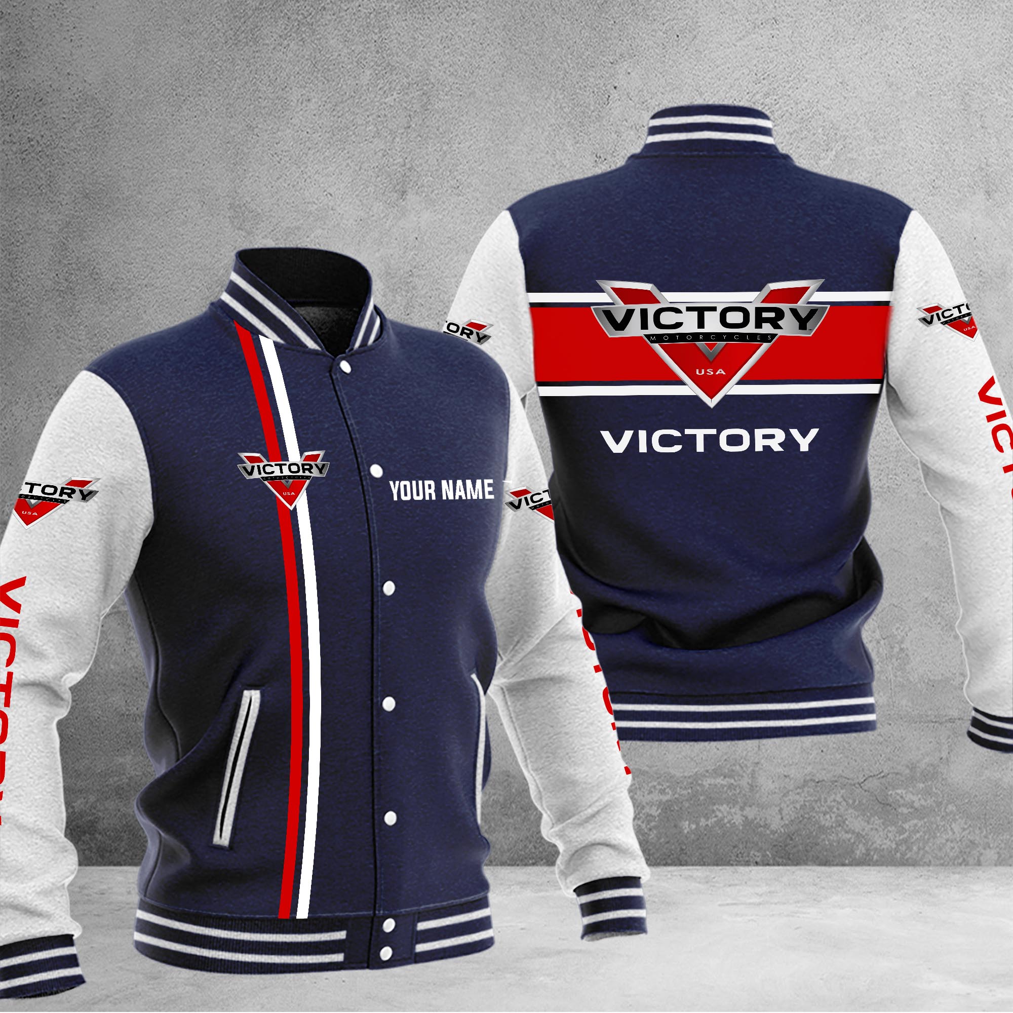 Victory Baseball Jacket - Famjoys Victory Baseball Jacket - Famjoys