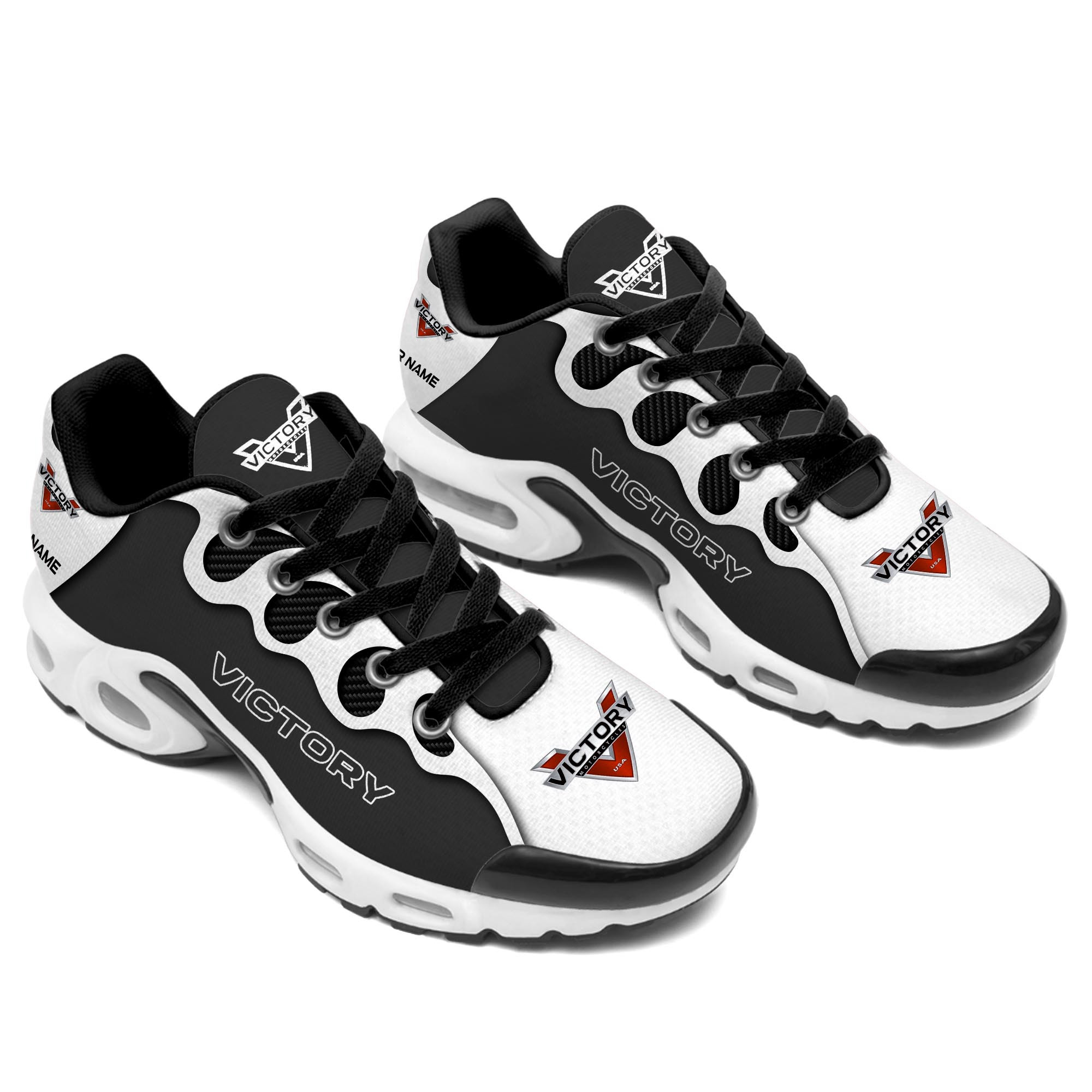 Victory Motorcycle Personalized Name Air Cushion Sports Shoes 0614 - Famjoys Victory Motorcycle Personalized Name Air Cushion Sports Shoes 0614 - Famjoys