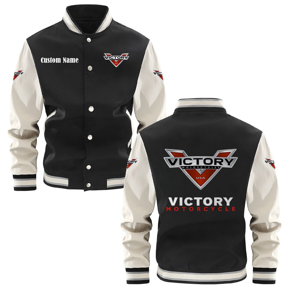 Victory Motorcycles Varsity Jacket, Baseball jacket, Letterman Jacket Customize Name, Multicolor - Famjoys Victory Motorcycles Varsity Jacket, Baseball jacket, Letterman Jacket Customize Name, Multicolor - Famjoys