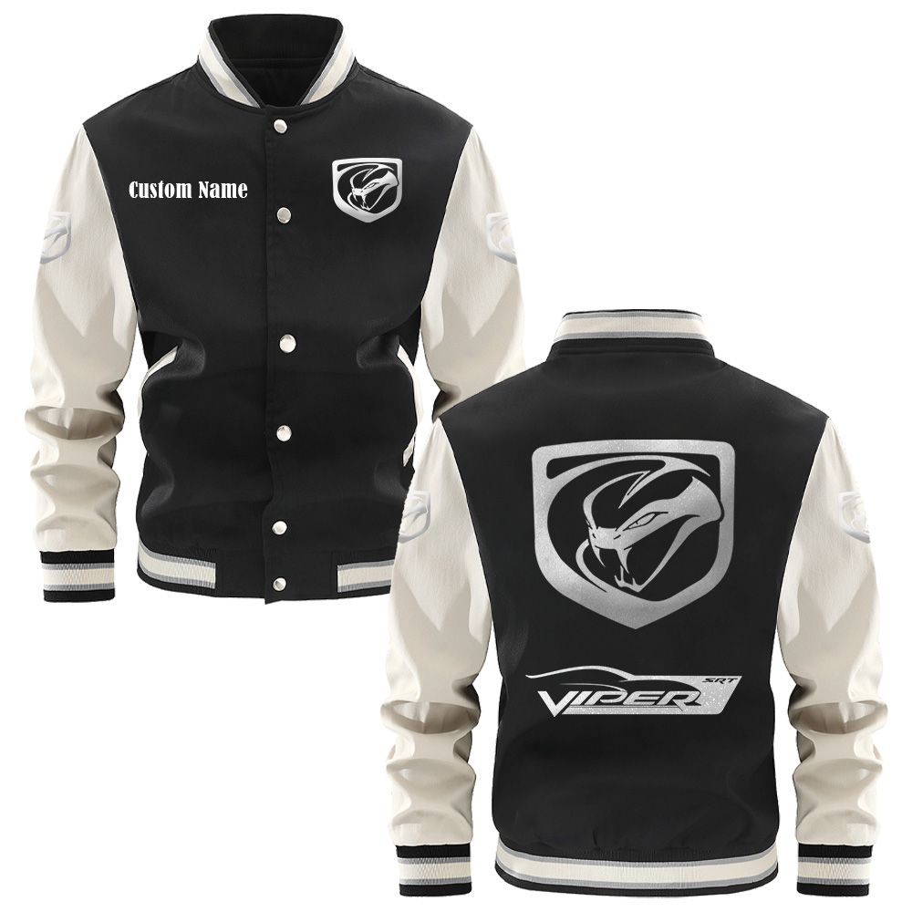 Viper Varsity Jacket, Baseball jacket, Letterman Jacket Customize Name, Multicolor - Famjoys Viper Varsity Jacket, Baseball jacket, Letterman Jacket Customize Name, Multicolor - Famjoys