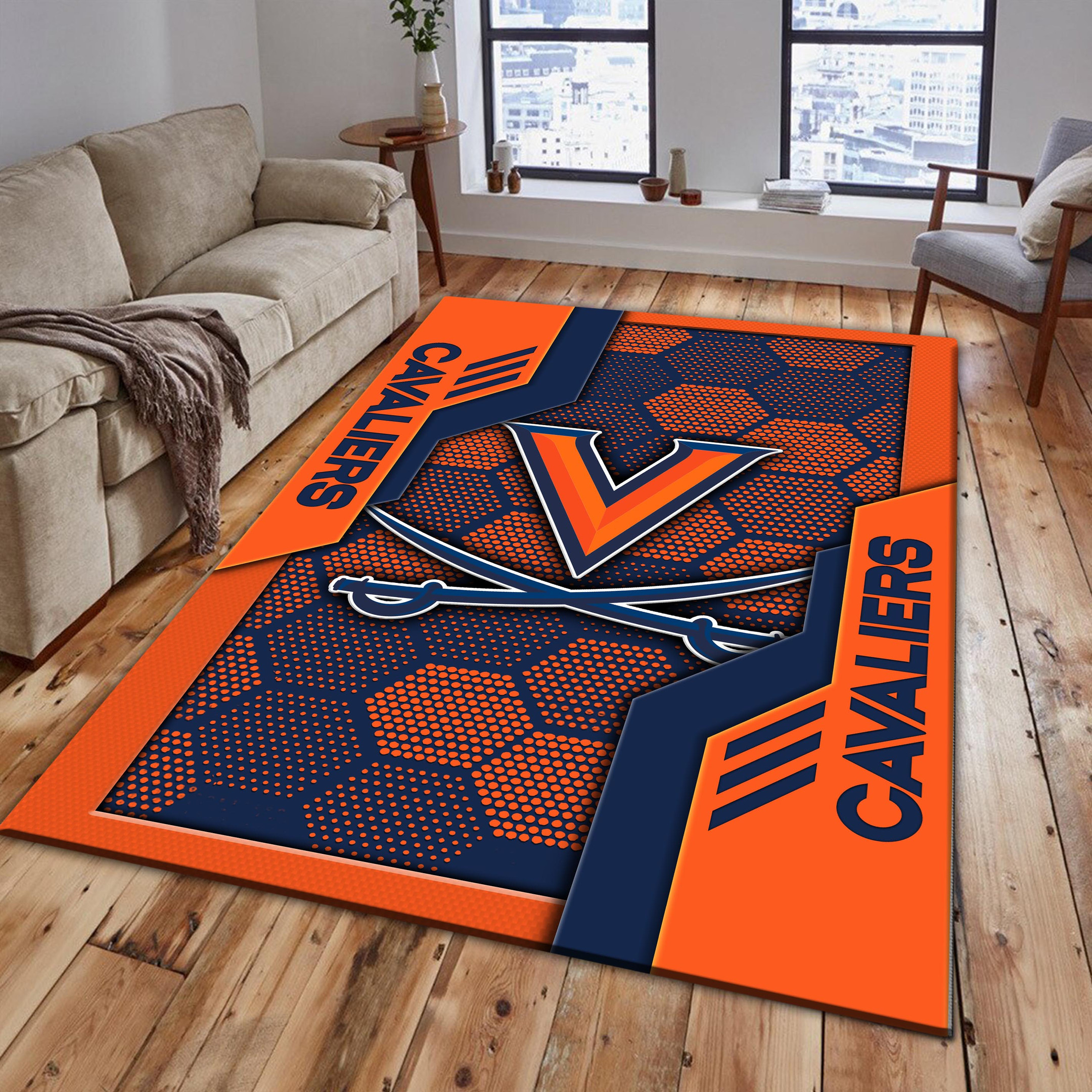 Virginia Cavaliers Area Rugs 3816 - Famjoys Virginia Cavaliers Area Rugs 3816 - Famjoys