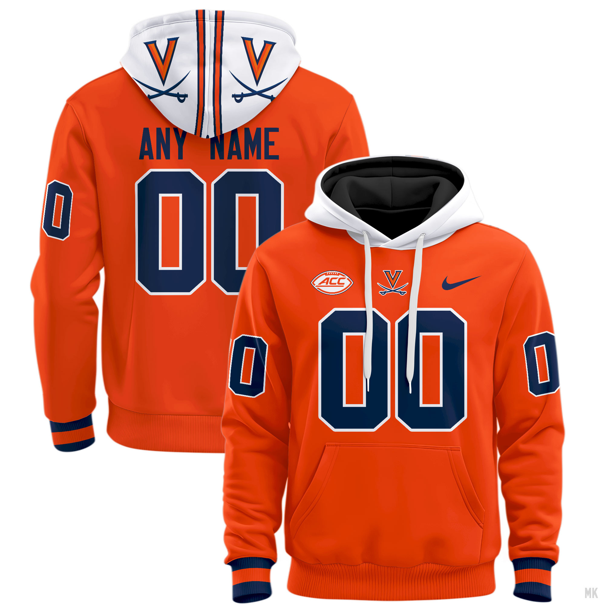 Virginia Cavaliers Football Hoodie - Famjoys Virginia Cavaliers Football Hoodie - Famjoys