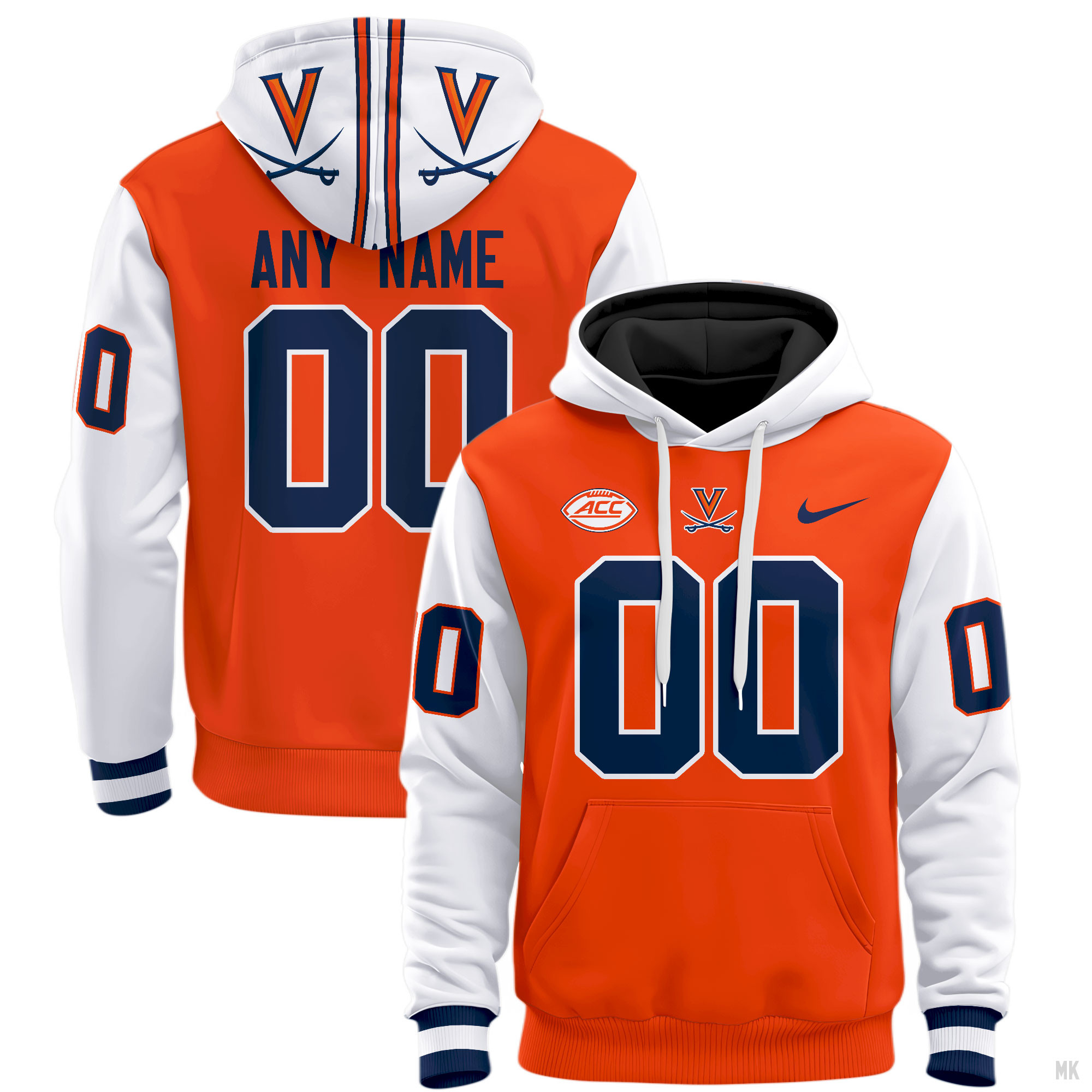 Virginia Cavaliers Football Hoodie - Famjoys Virginia Cavaliers Football Hoodie - Famjoys