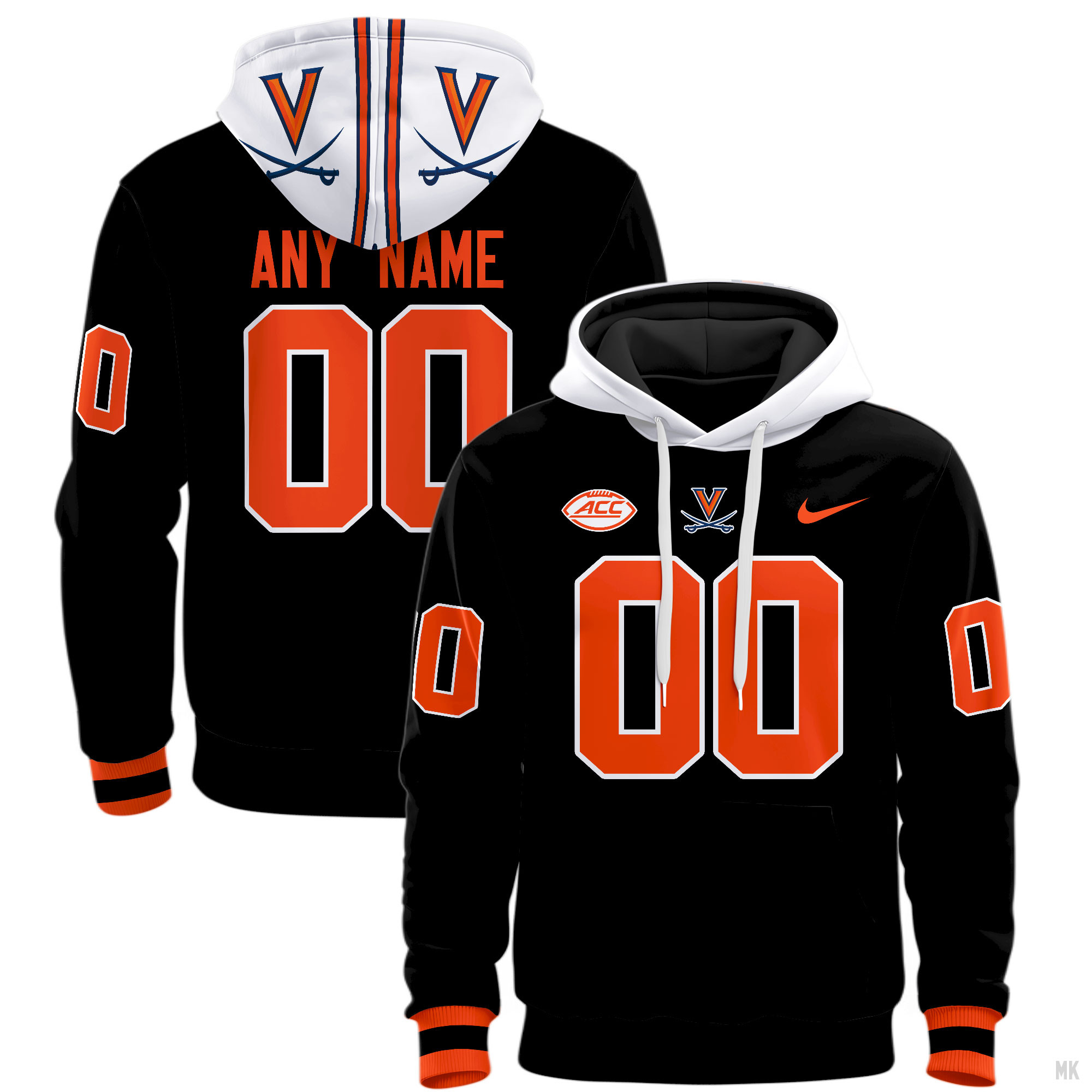 Virginia Cavaliers Football Hoodie - Famjoys Virginia Cavaliers Football Hoodie - Famjoys