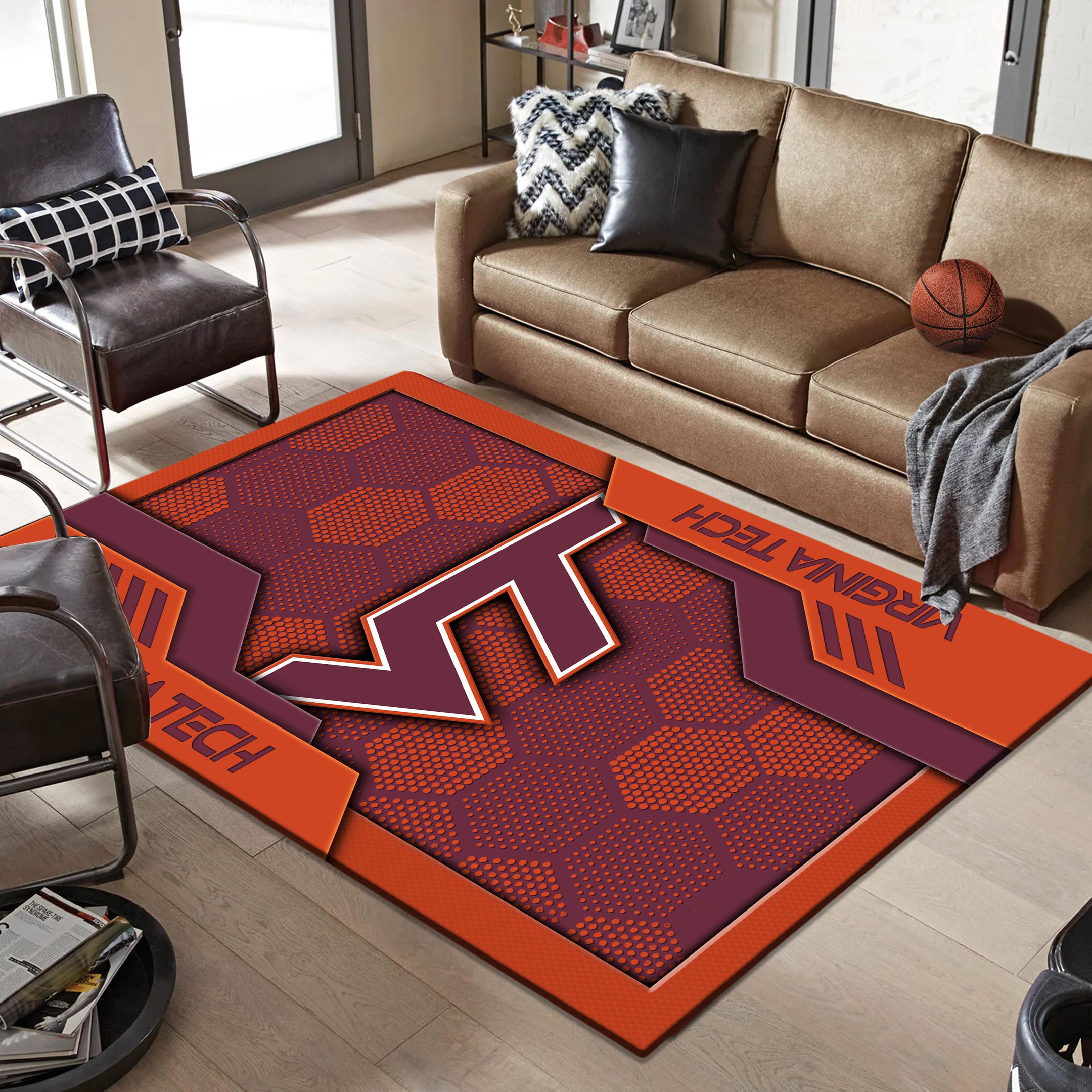 Virginia Tech Hokies Area Rugs 3810 - Famjoys Virginia Tech Hokies Area Rugs 3810 - Famjoys