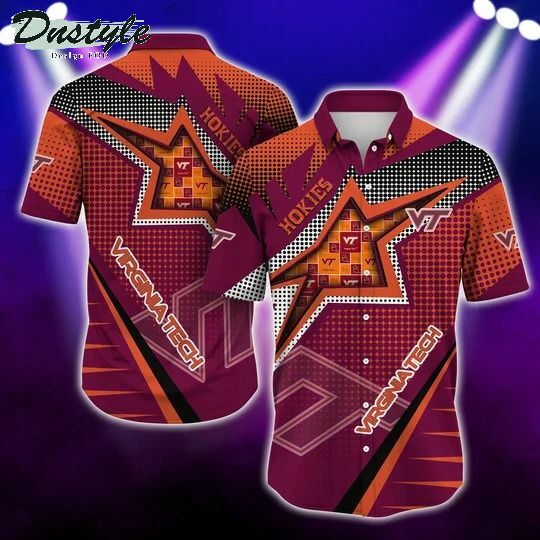 Virginia Tech Hokies Baseball Hawaiian Shirt - Famjoys Virginia Tech Hokies Baseball Hawaiian Shirt - Famjoys