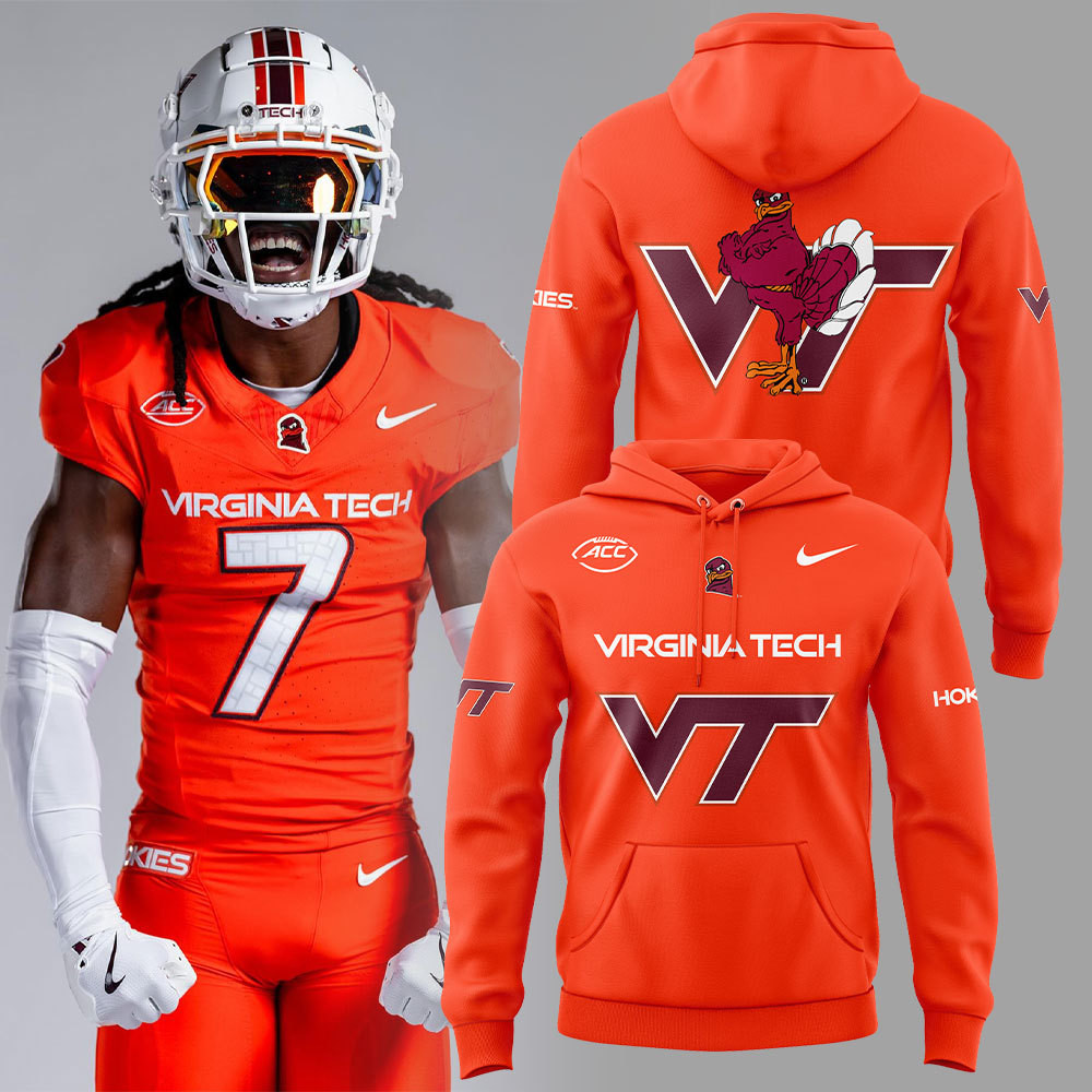 Virginia Tech Hokies Football Hoodie - Famjoys Virginia Tech Hokies Football Hoodie - Famjoys