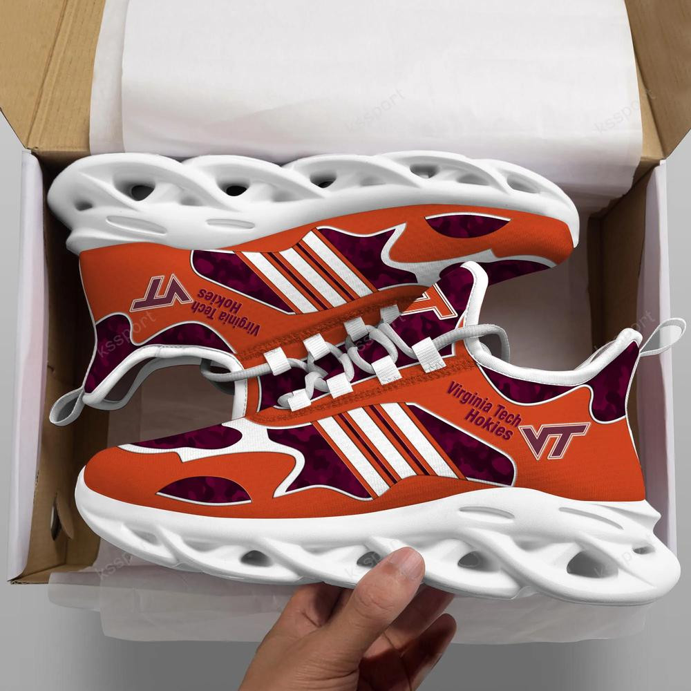 Virginia Tech Hokies Max Soul Clunky, Camo Running Sneakers For Fan Ever - Famjoys Virginia Tech Hokies Max Soul Clunky, Camo Running Sneakers For Fan Ever - Famjoys