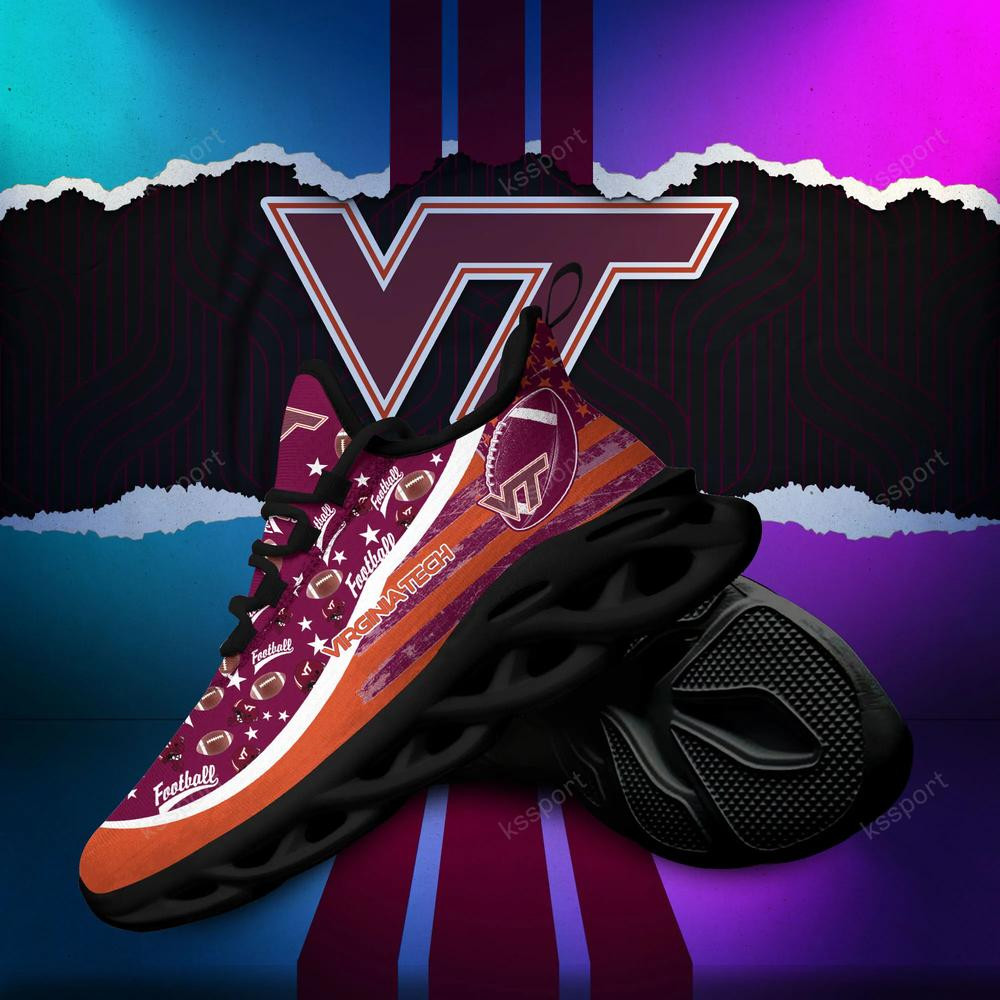 Virginia Tech Hokies Max Soul Clunky Sneakers - Famjoys Virginia Tech Hokies Max Soul Clunky Sneakers - Famjoys