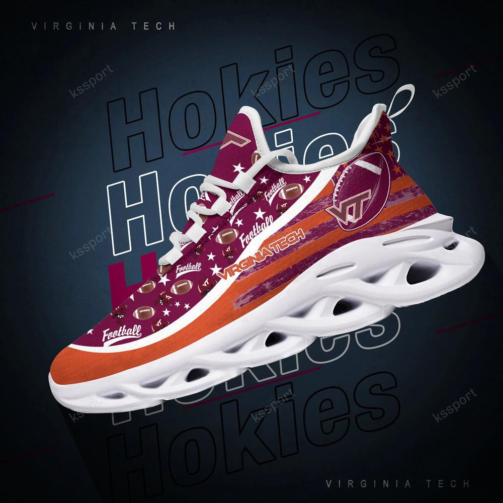 Virginia Tech Hokies Max Soul Clunky Sneakers - Famjoys Virginia Tech Hokies Max Soul Clunky Sneakers - Famjoys