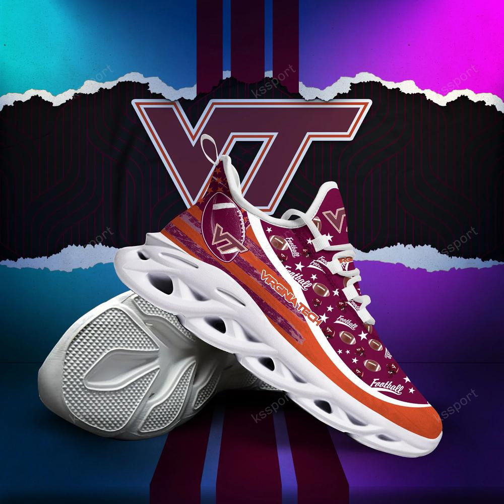 Virginia Tech Hokies Max Soul Clunky Sneakers - Famjoys Virginia Tech Hokies Max Soul Clunky Sneakers - Famjoys
