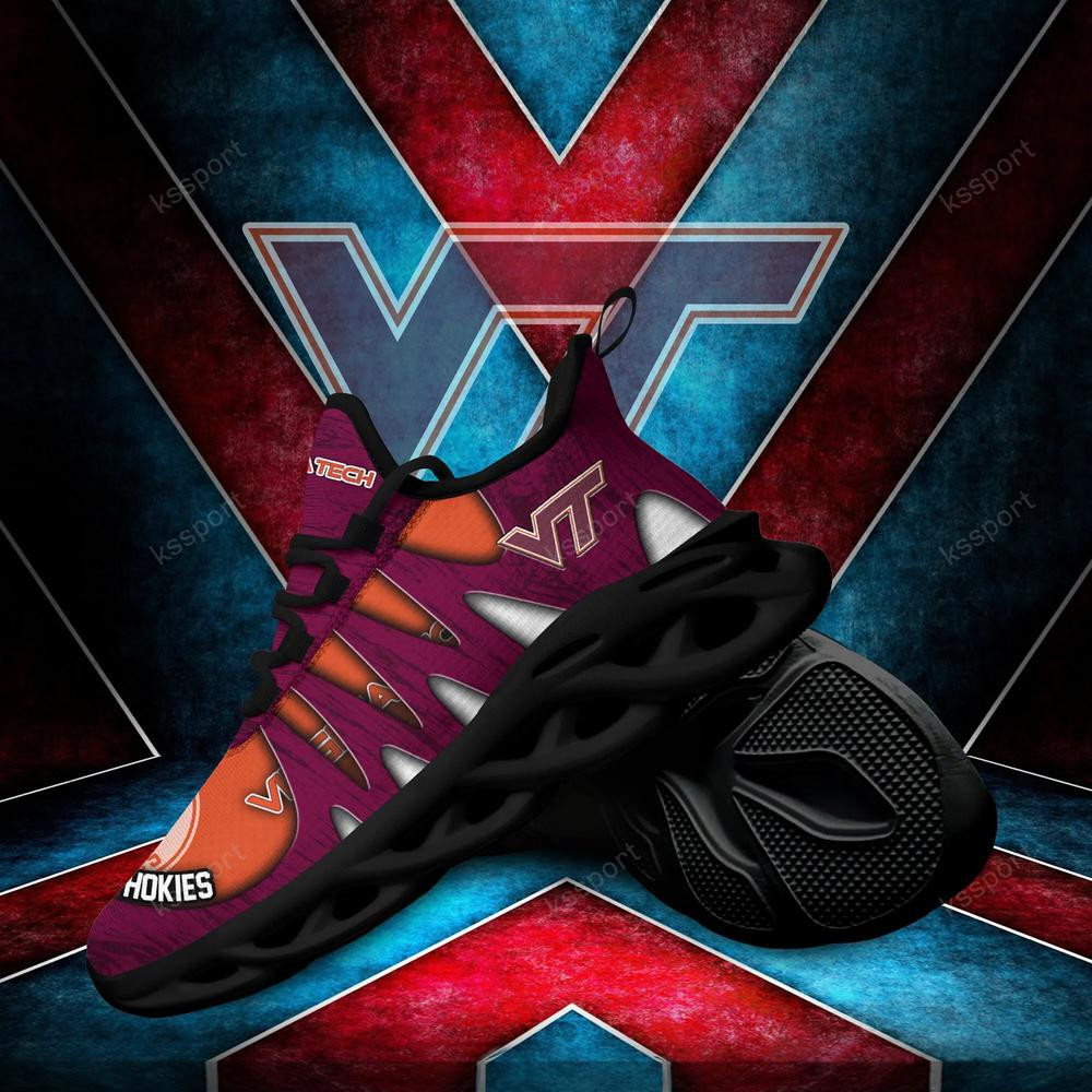 Virginia Tech Hokies Max Soul Shoes, Running Sneakers - Famjoys Virginia Tech Hokies Max Soul Shoes, Running Sneakers - Famjoys