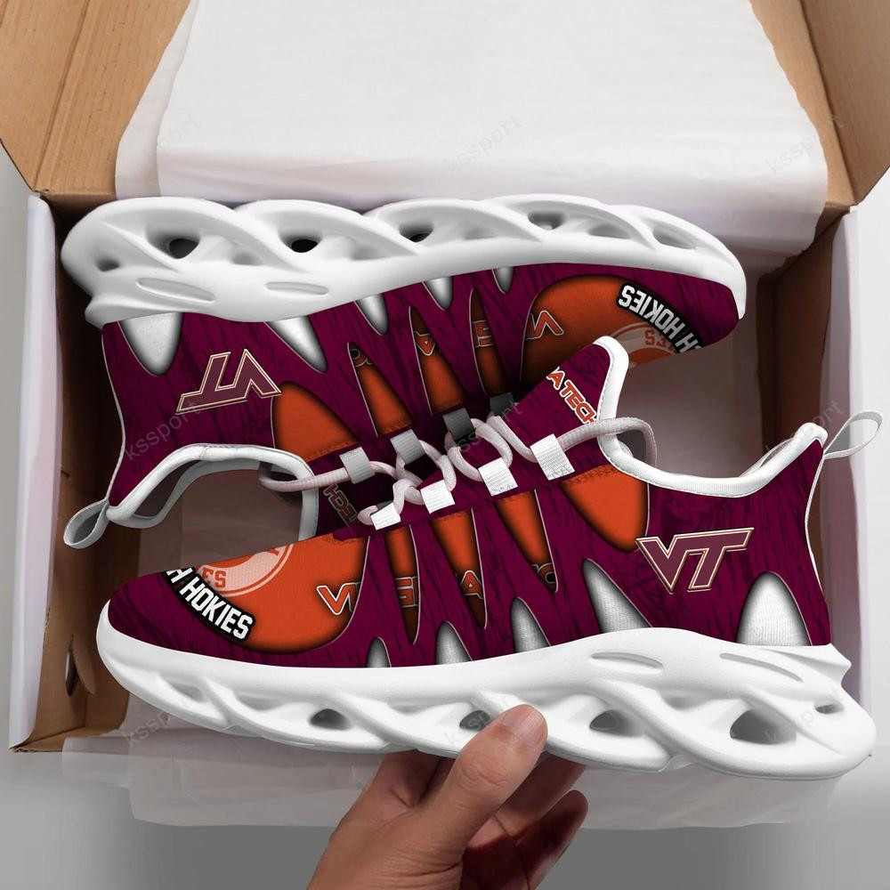 Virginia Tech Hokies Max Soul Shoes, Running Sneakers - Famjoys Virginia Tech Hokies Max Soul Shoes, Running Sneakers - Famjoys