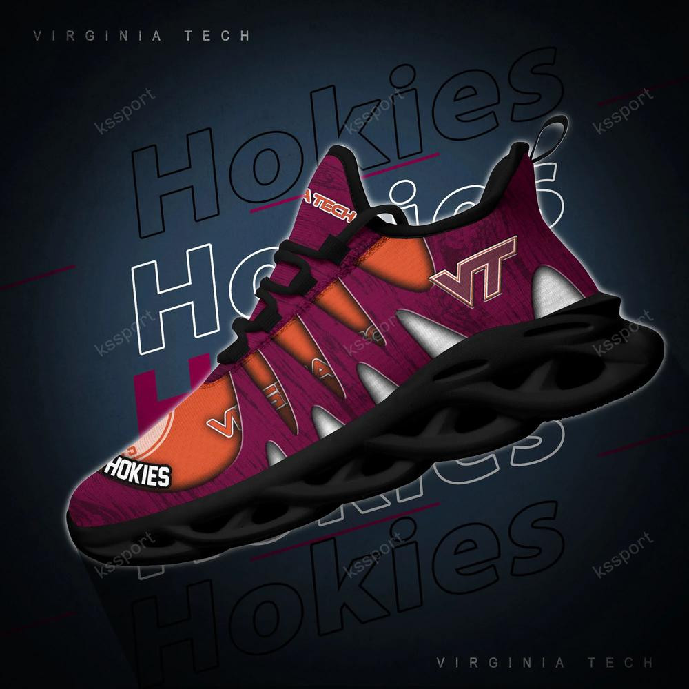 Virginia Tech Hokies Max Soul Shoes, Running Sneakers - Famjoys Virginia Tech Hokies Max Soul Shoes, Running Sneakers - Famjoys