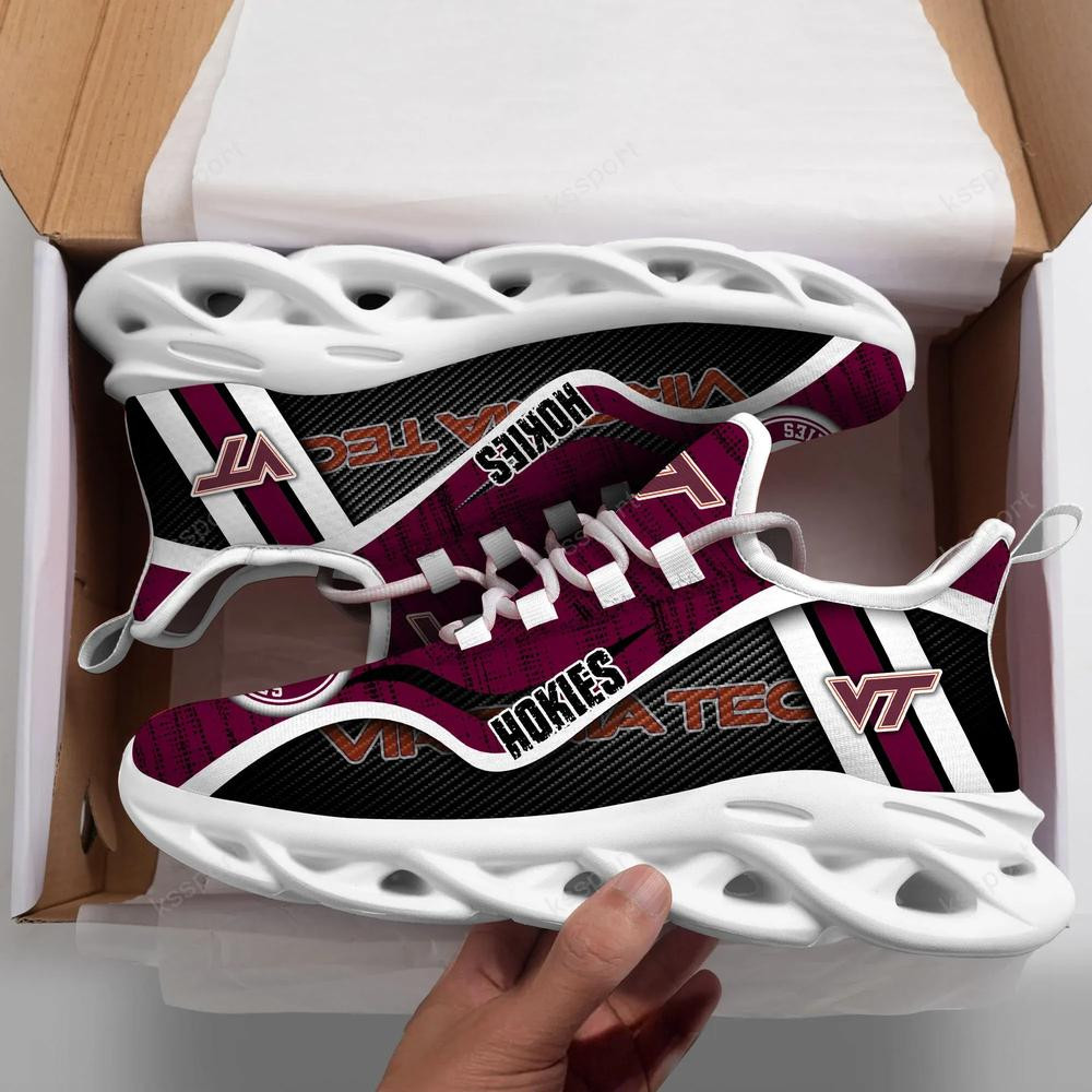 Virginia Tech Hokies Personalized Max Soul Shoes 2022 - Famjoys Virginia Tech Hokies Personalized Max Soul Shoes 2022 - Famjoys