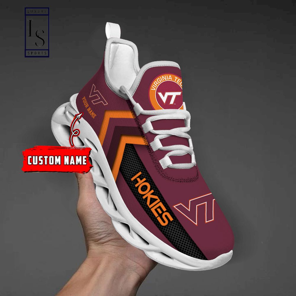 Virginia Tech Hokies Personalized Max Soul Shoes - Famjoys Virginia Tech Hokies Personalized Max Soul Shoes - Famjoys