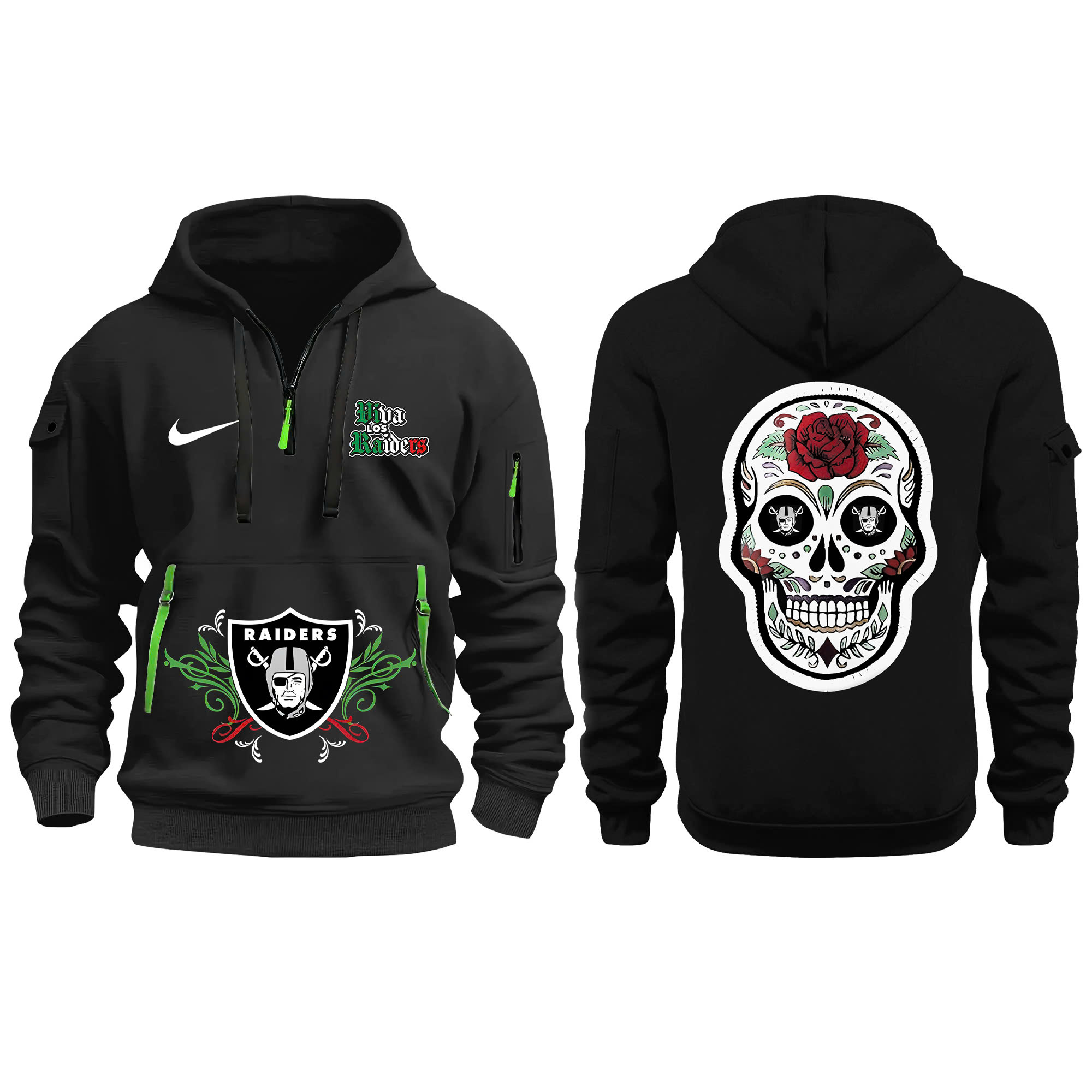 Viva Los Raiders Fleece New Hoodie - Famjoys Viva Los Raiders Fleece New Hoodie - Famjoys