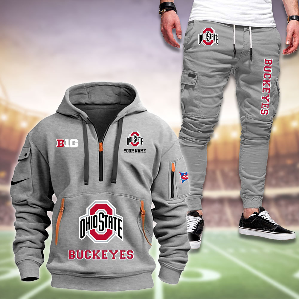 VKBLPC29917 ohio state buckeyes football Heavy Hoodie Set - Famjoys VKBLPC29917 ohio state buckeyes football Heavy Hoodie Set - Famjoys