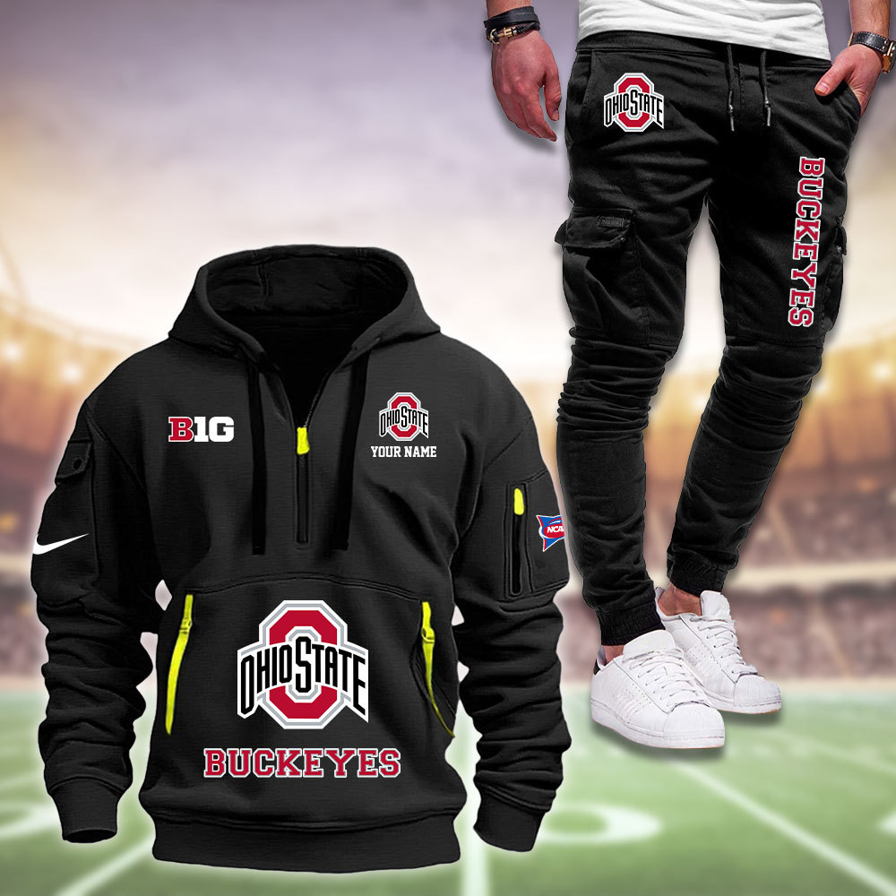 VKBLPC29917 ohio state buckeyes football Heavy Hoodie Set - Famjoys VKBLPC29917 ohio state buckeyes football Heavy Hoodie Set - Famjoys