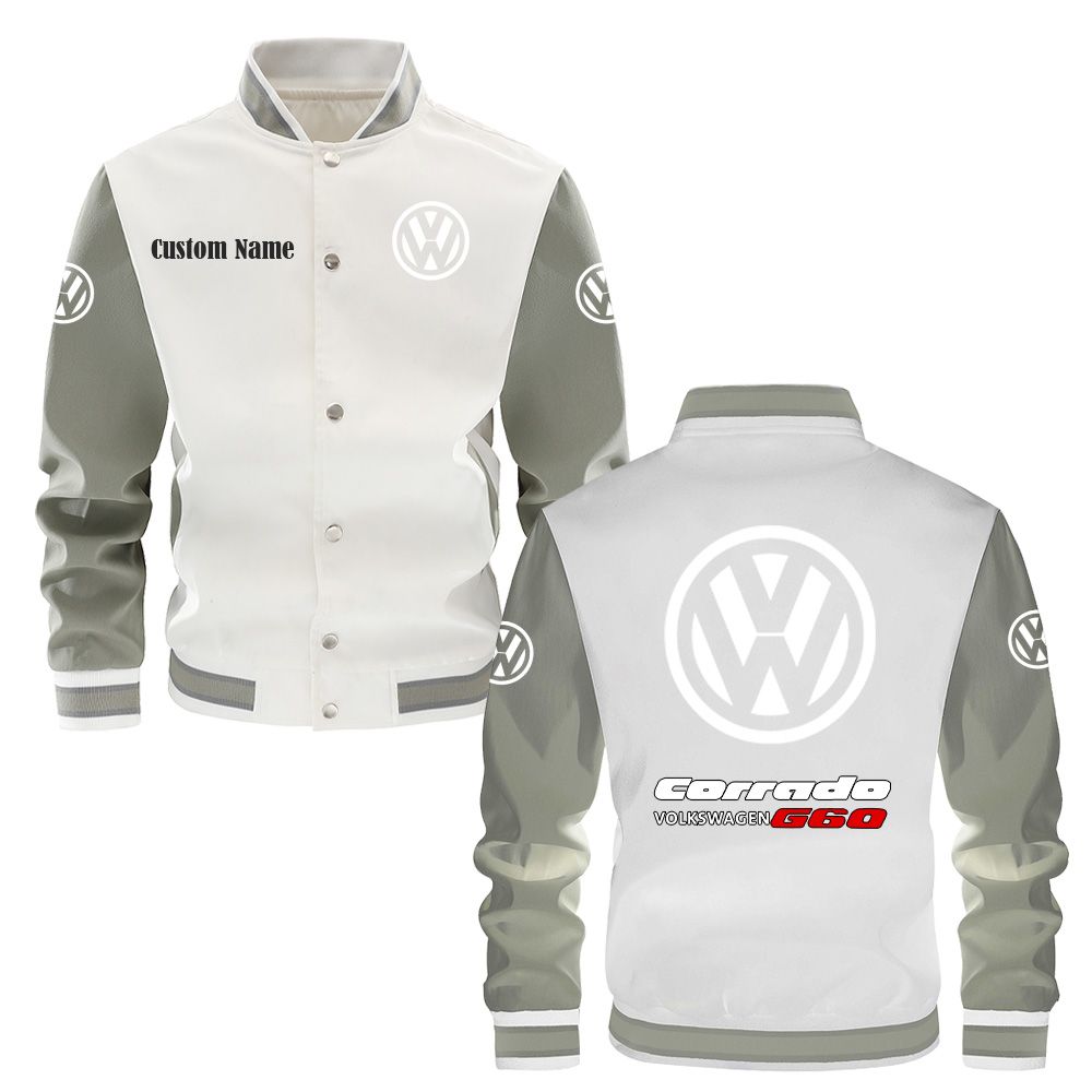 Volkswagen Corrado G60 Varsity Jacket, Baseball jacket, Letterman Jacket Customize Name, Multicolor - Famjoys Volkswagen Corrado G60 Varsity Jacket, Baseball jacket, Letterman Jacket Customize Name, Multicolor - Famjoys