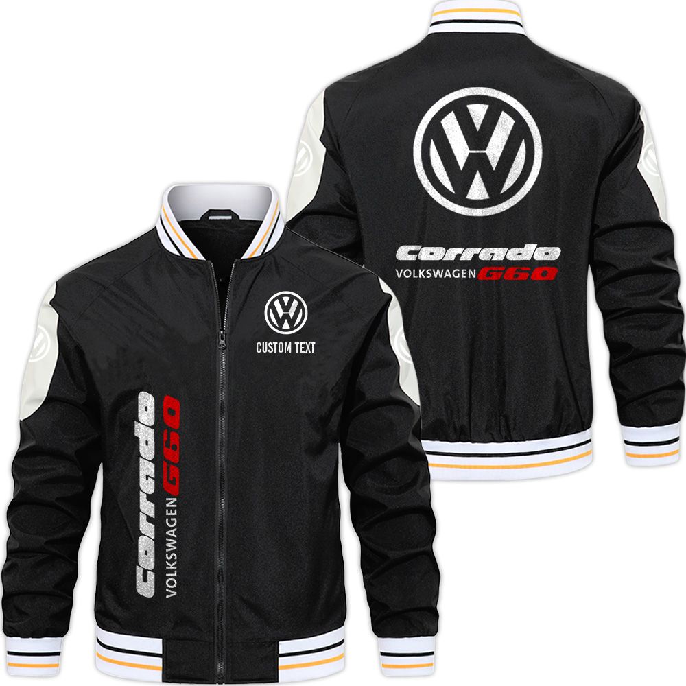 Volkswagen Corrado G60 Varsity Jacket, Zipper Jackets Customize Name - Famjoys Volkswagen Corrado G60 Varsity Jacket, Zipper Jackets Customize Name - Famjoys