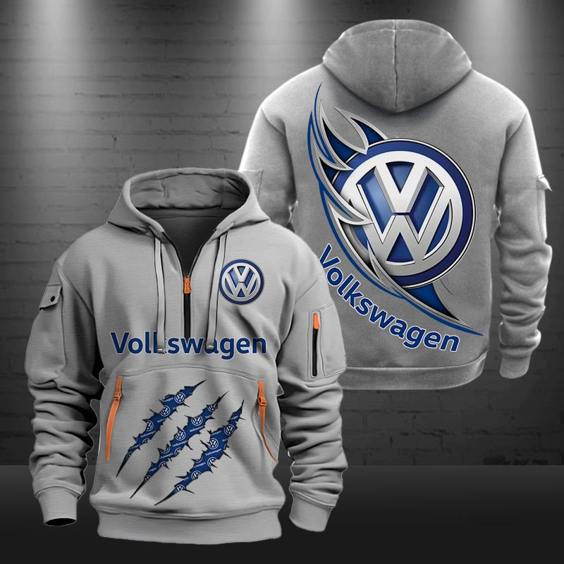 Volkswagen New Zip Hoodie 0491 Multicolor - Famjoys Volkswagen New Zip Hoodie 0491 Multicolor - Famjoys