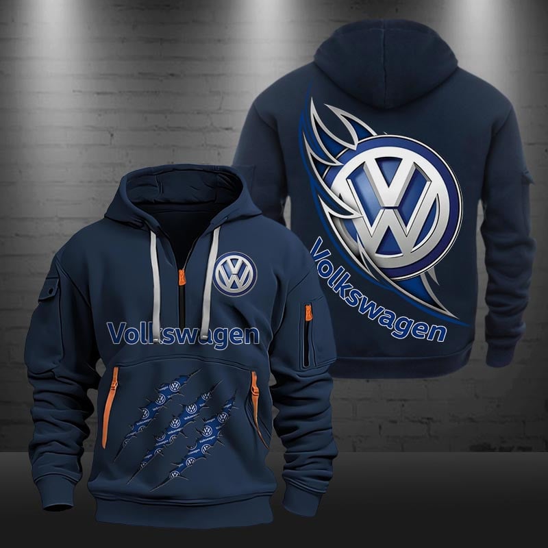 Volkswagen New Zip Hoodie 0491 Multicolor - Famjoys Volkswagen New Zip Hoodie 0491 Multicolor - Famjoys