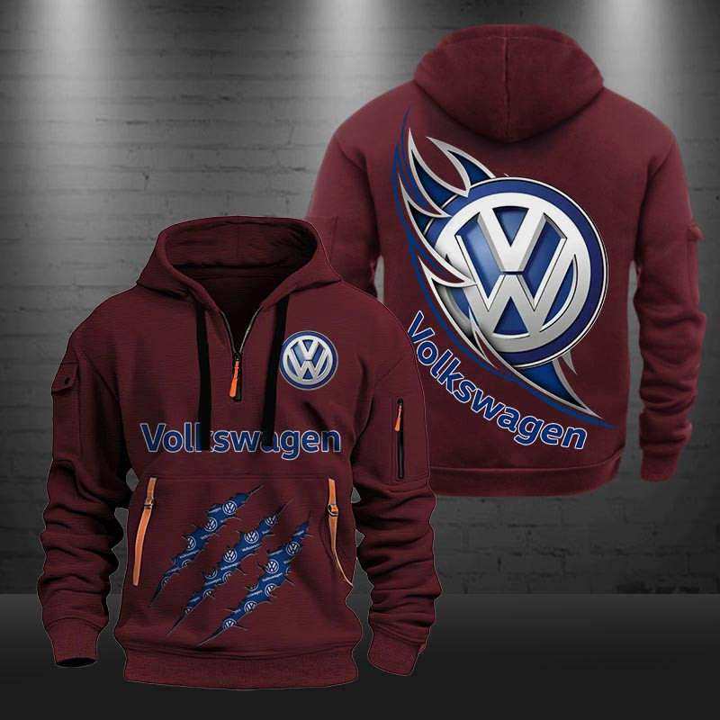 Volkswagen New Zip Hoodie 0491 Multicolor - Famjoys Volkswagen New Zip Hoodie 0491 Multicolor - Famjoys