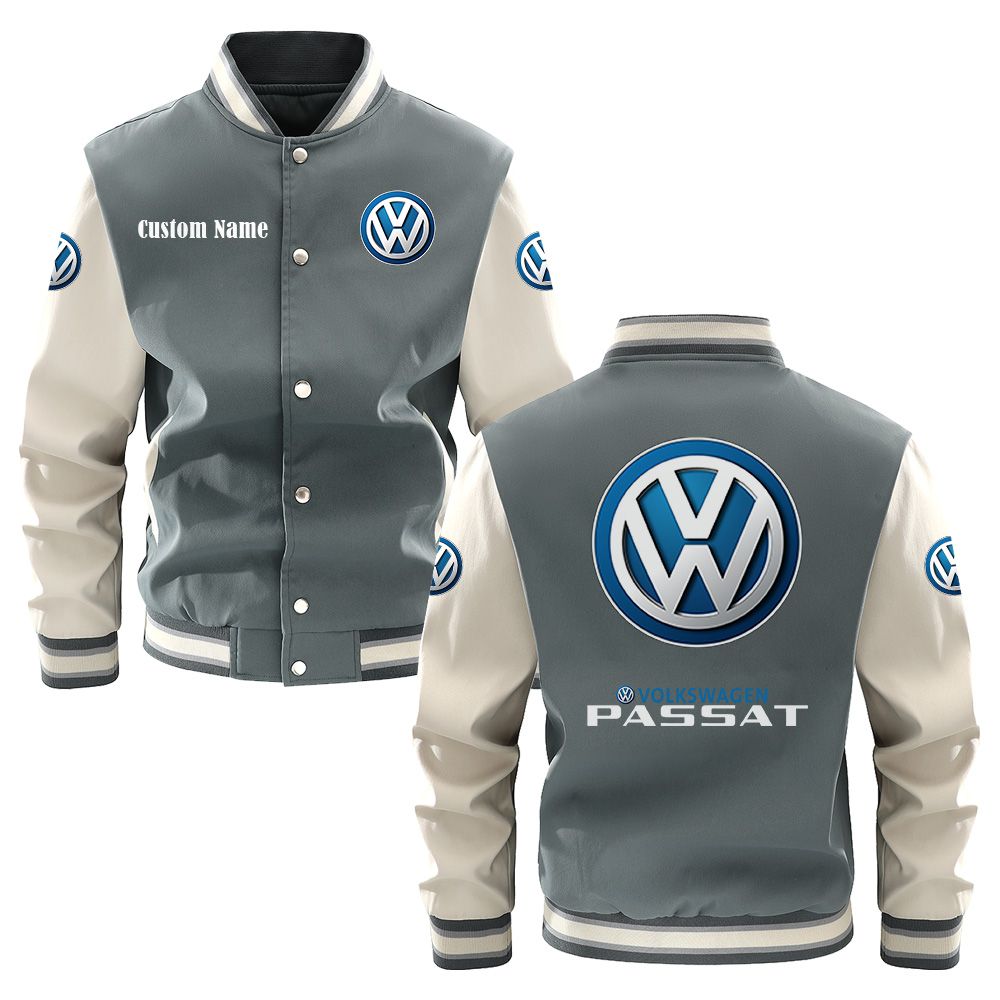 Volkswagen Passat Varsity Jacket, Baseball jacket, Letterman Jacket Customize Name, Multicolor - Famjoys Volkswagen Passat Varsity Jacket, Baseball jacket, Letterman Jacket Customize Name, Multicolor - Famjoys