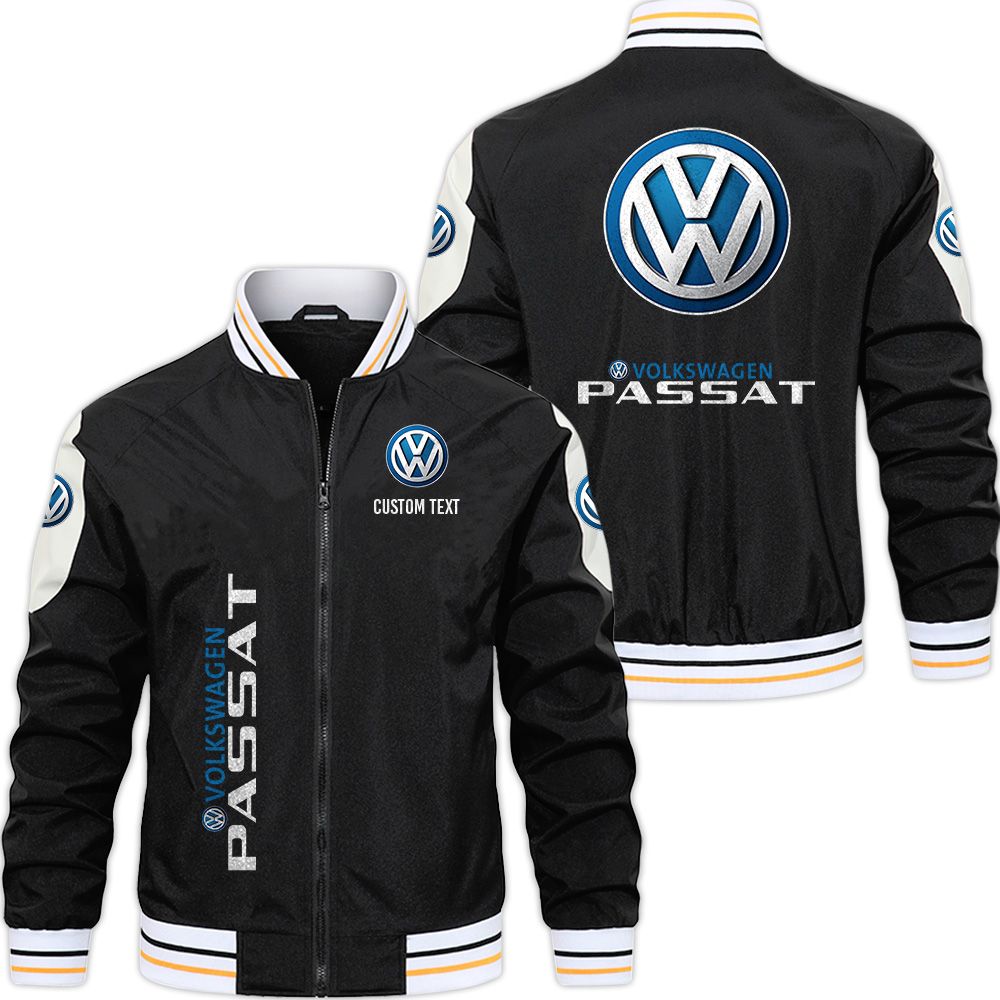 Volkswagen Passat Varsity Jacket, Zipper Jackets Customize Name - Famjoys Volkswagen Passat Varsity Jacket, Zipper Jackets Customize Name - Famjoys