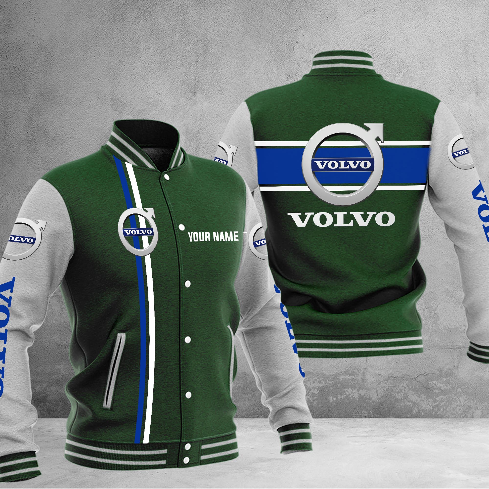 Volvo Baseball Jacket - Famjoys Volvo Baseball Jacket - Famjoys