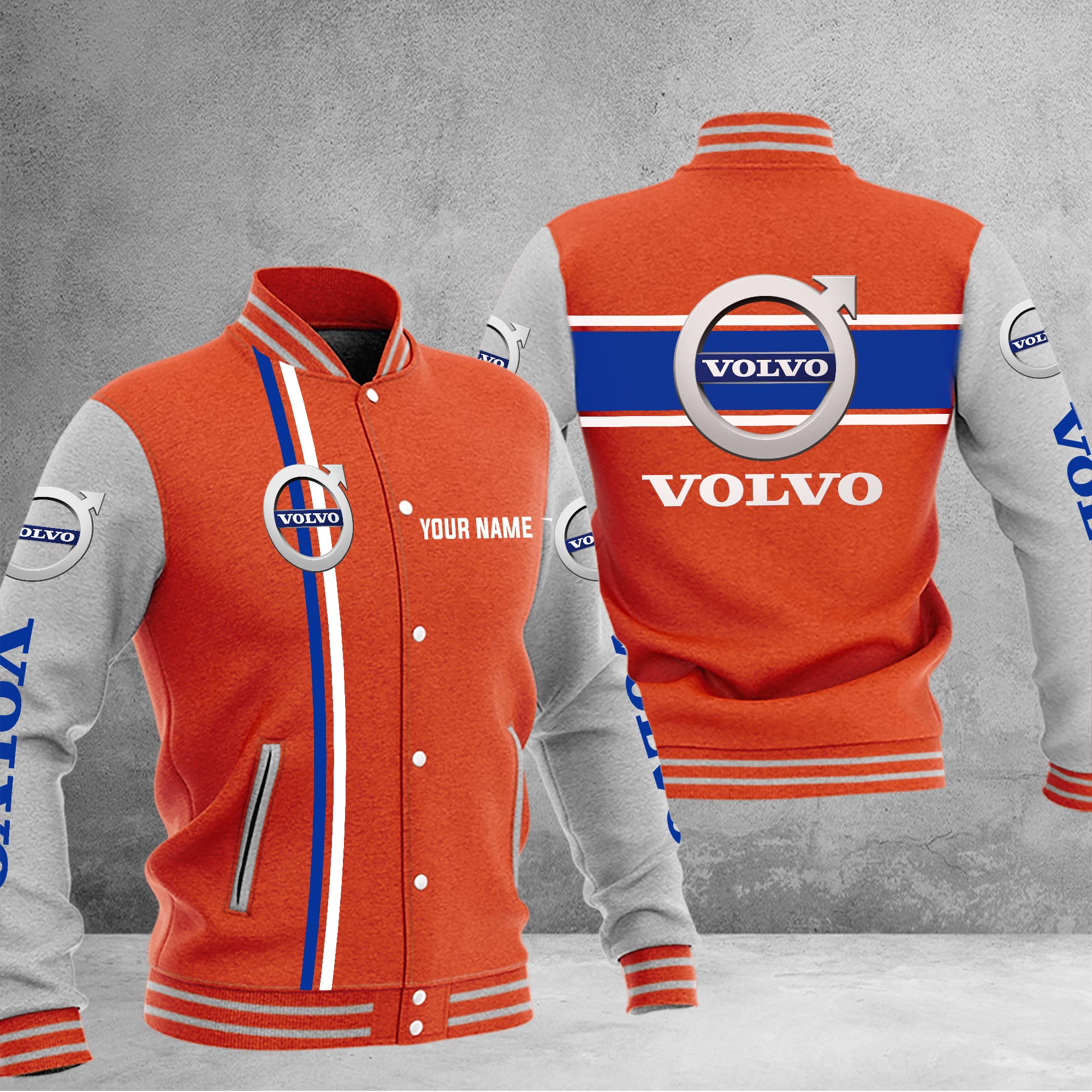 Volvo Baseball Jacket - Famjoys Volvo Baseball Jacket - Famjoys