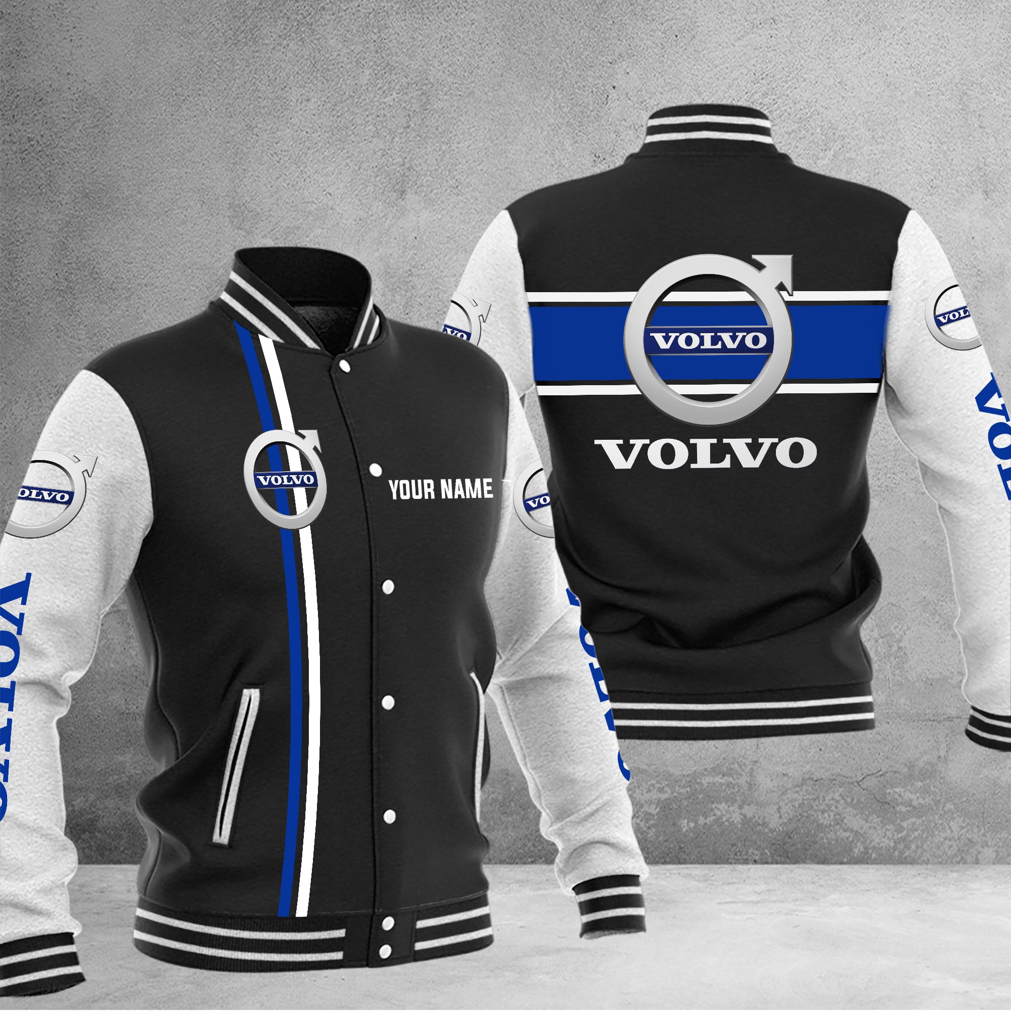 Volvo Baseball Jacket - Famjoys Volvo Baseball Jacket - Famjoys