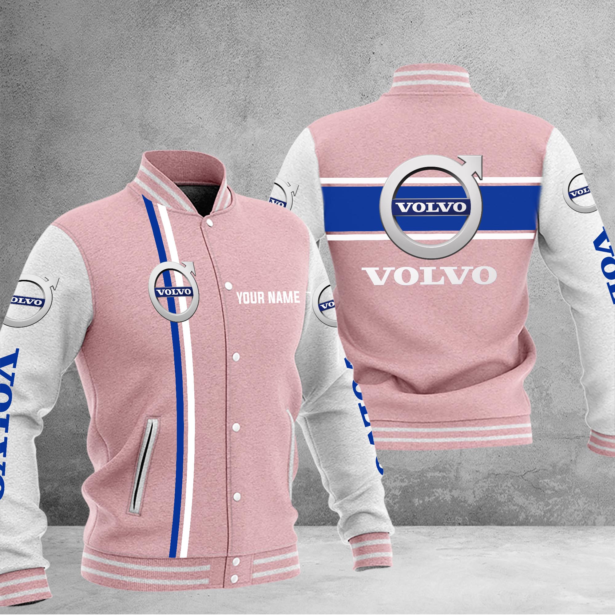 Volvo Baseball Jacket - Famjoys Volvo Baseball Jacket - Famjoys