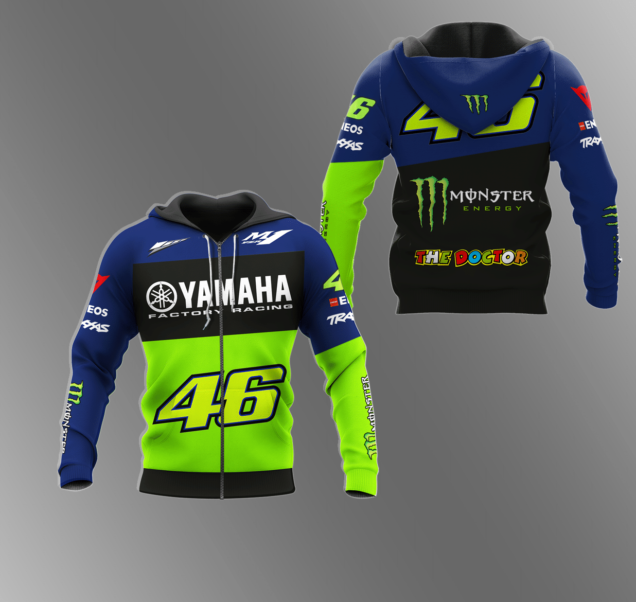 VR46 Hoodies - v5 - Famjoys VR46 Hoodies - v5 - Famjoys