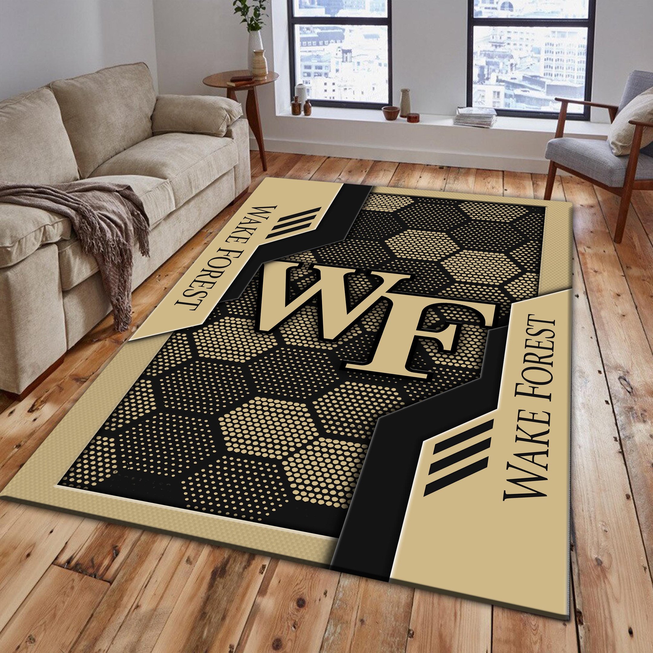 Wake Forest Demon Deacons Area Rugs 3824 - Famjoys Wake Forest Demon Deacons Area Rugs 3824 - Famjoys