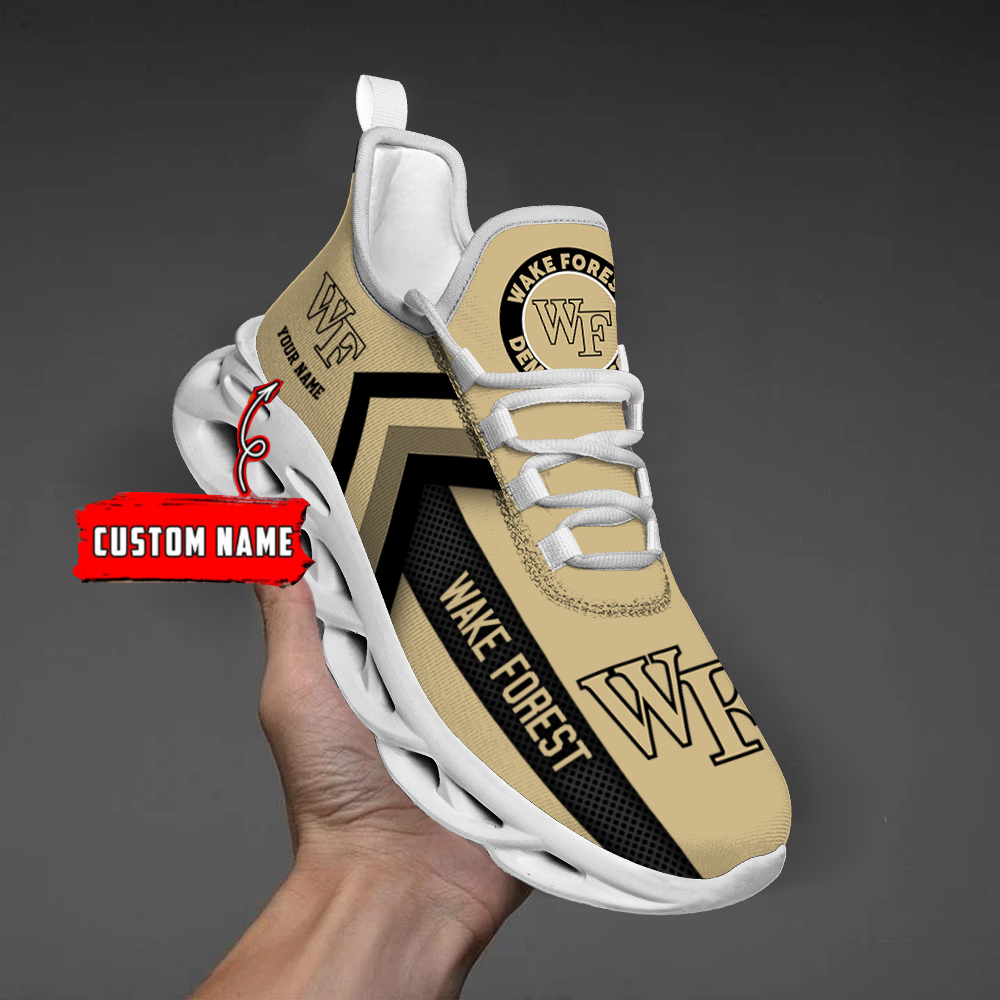 Wake Forest Demon Deacons Personalized Custom Name Max Soul Shoes DS003 - Famjoys Wake Forest Demon Deacons Personalized Custom Name Max Soul Shoes DS003 - Famjoys