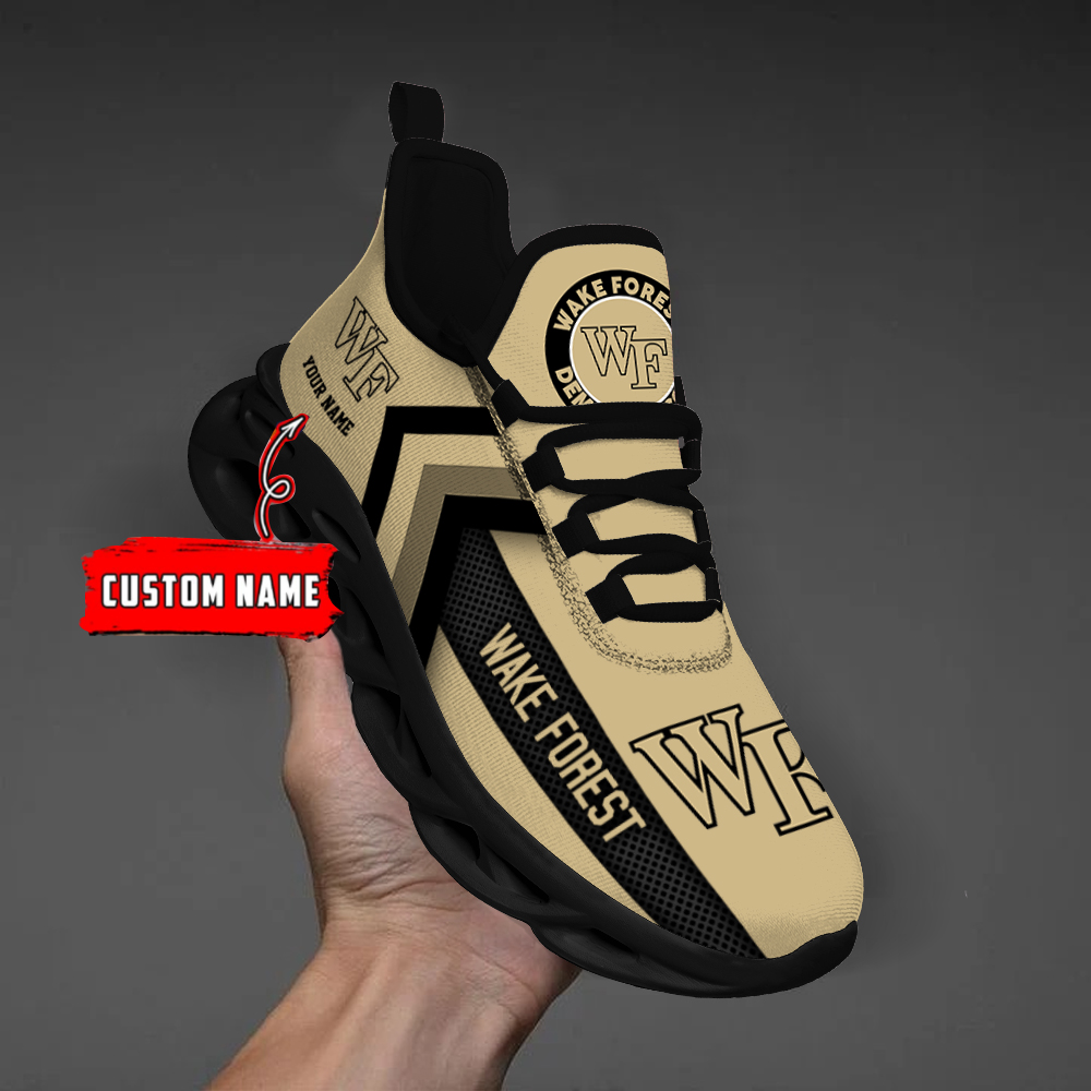 Wake Forest Demon Deacons Personalized Custom Name Max Soul Shoes DS003 - Famjoys Wake Forest Demon Deacons Personalized Custom Name Max Soul Shoes DS003 - Famjoys
