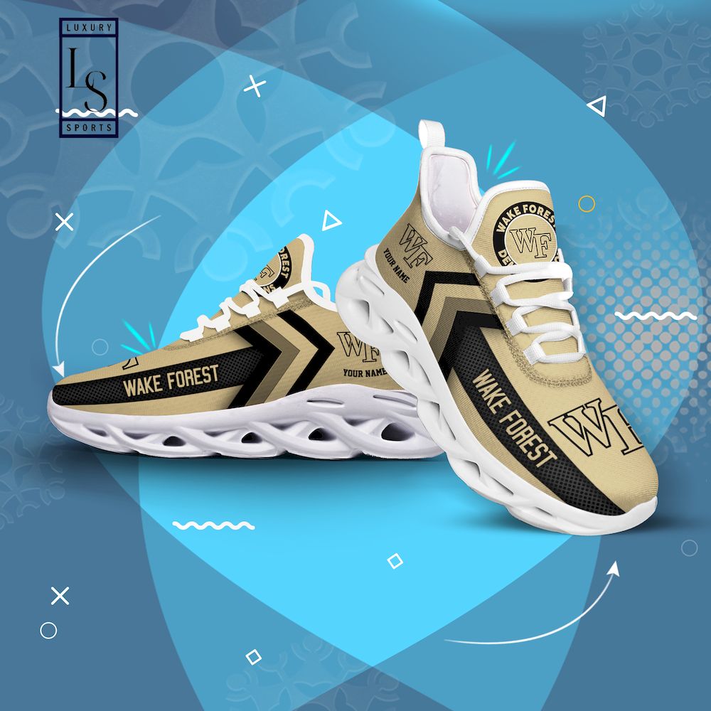 Wake Forest Demon Deacons Personalized Max Soul Shoes - Famjoys Wake Forest Demon Deacons Personalized Max Soul Shoes - Famjoys
