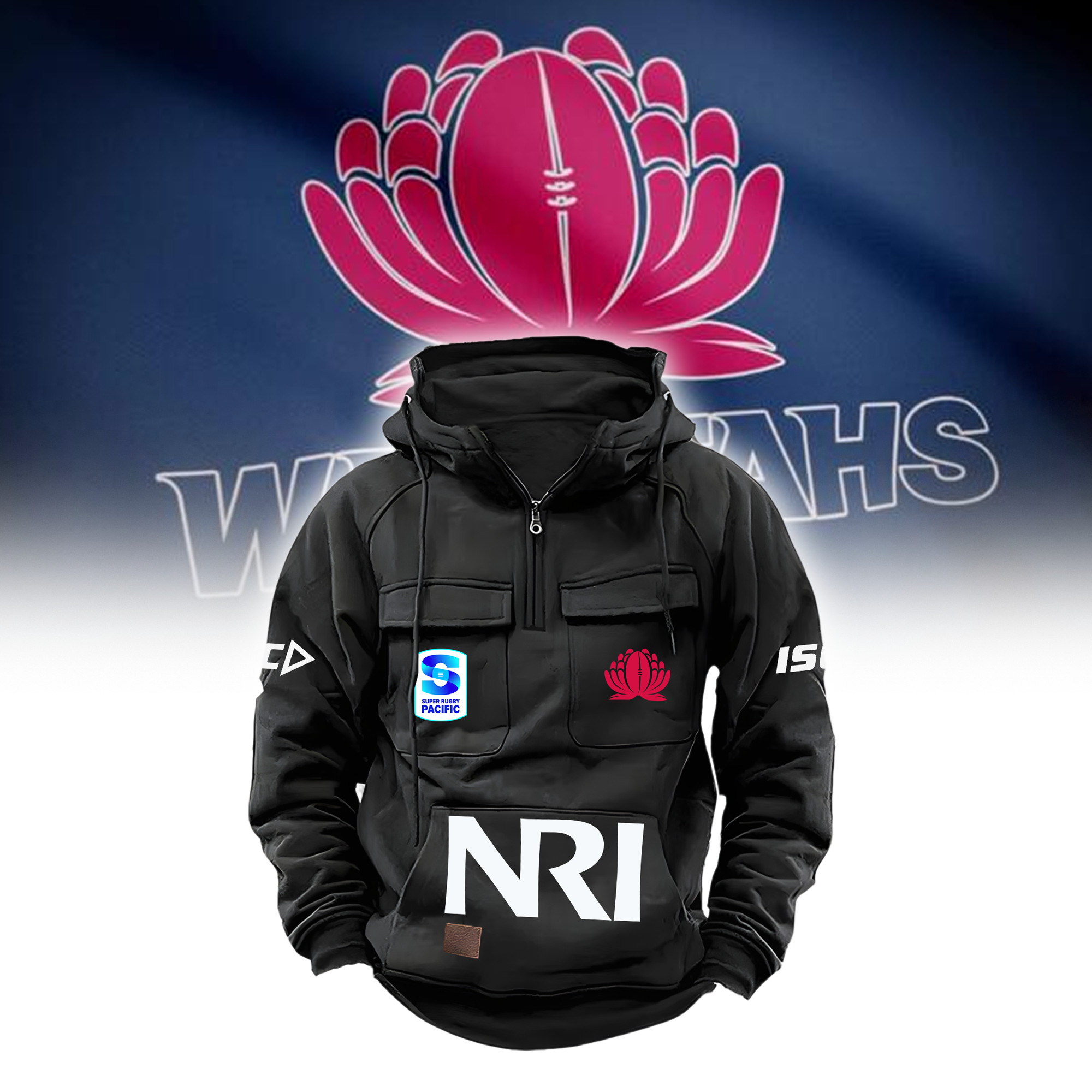 Waratahs Special Zip Hoodie – Edition - Famjoys Waratahs Special Zip Hoodie – Edition - Famjoys