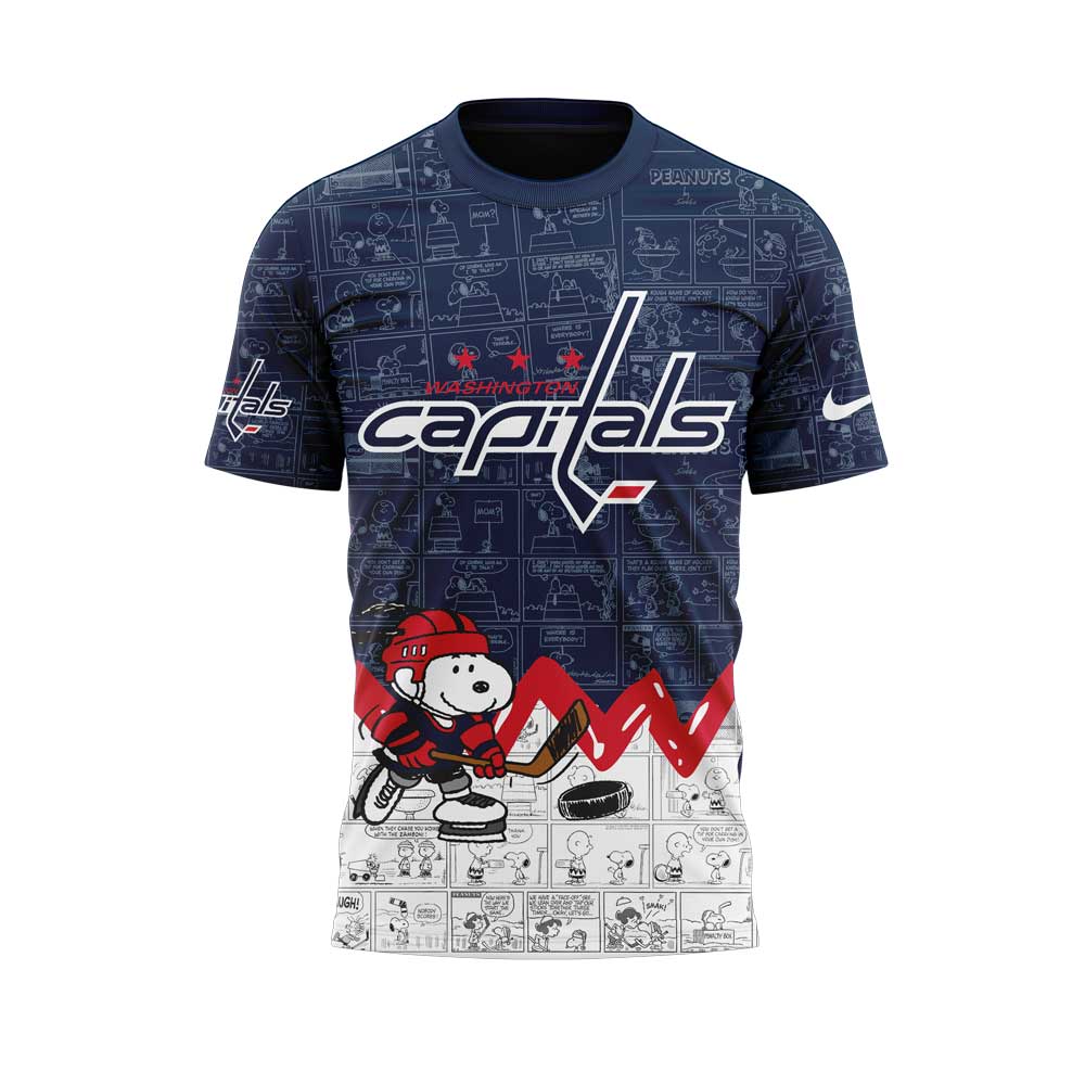 Washington Capitals Anniversary of T-shirt - Famjoys Washington Capitals Anniversary of T-shirt - Famjoys