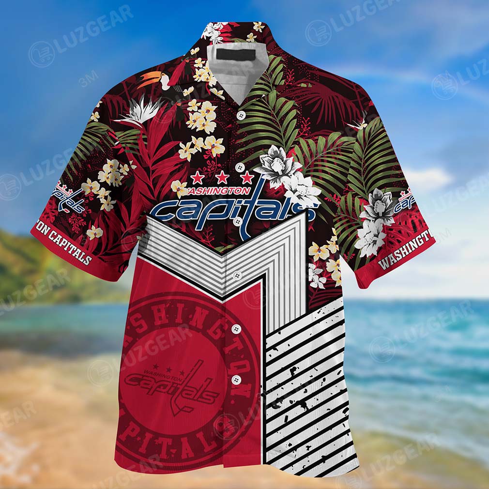 Washington Capitals Hockey Beach Shirt For This Summer Hawaiian Shirt - Famjoys Washington Capitals Hockey Beach Shirt For This Summer Hawaiian Shirt - Famjoys
