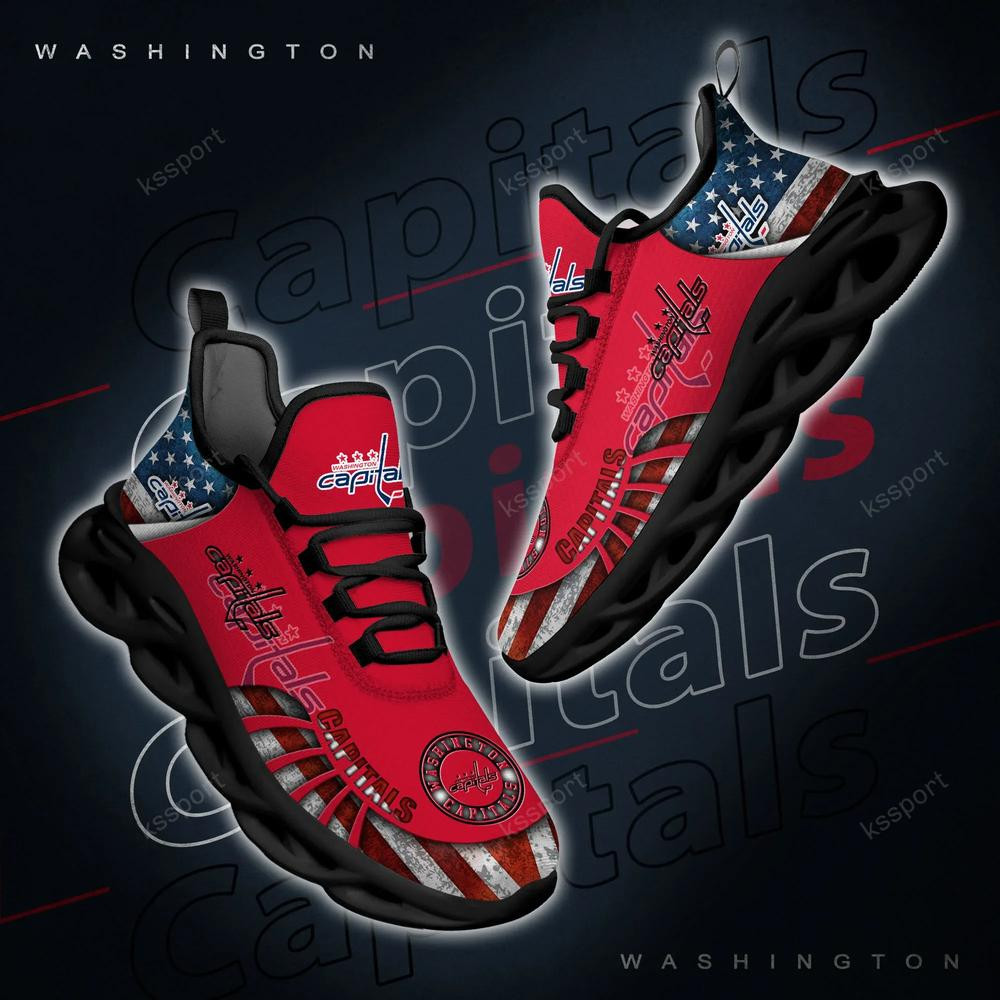 Washington Capitals Max Soul Clunky Shoes - Famjoys Washington Capitals Max Soul Clunky Shoes - Famjoys